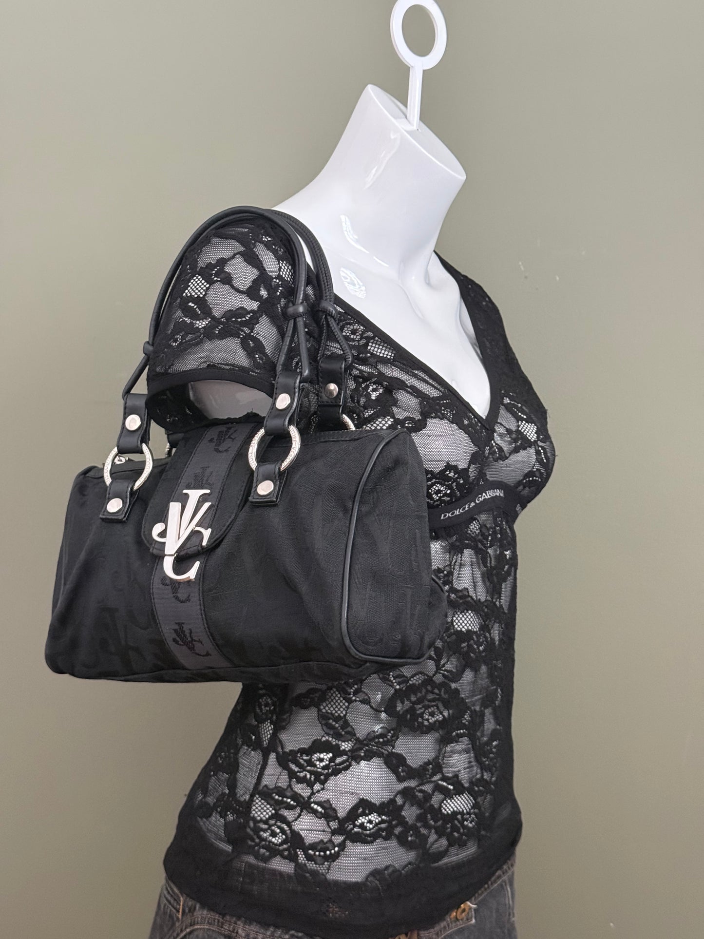 Versace Monogram Shoulder Bag