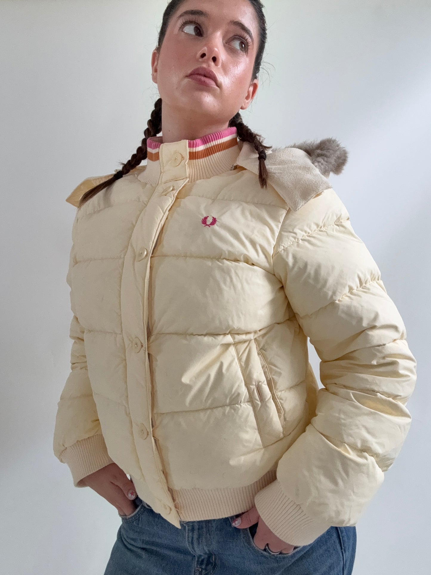 Fred Perry Puffer Jacket (UK12)