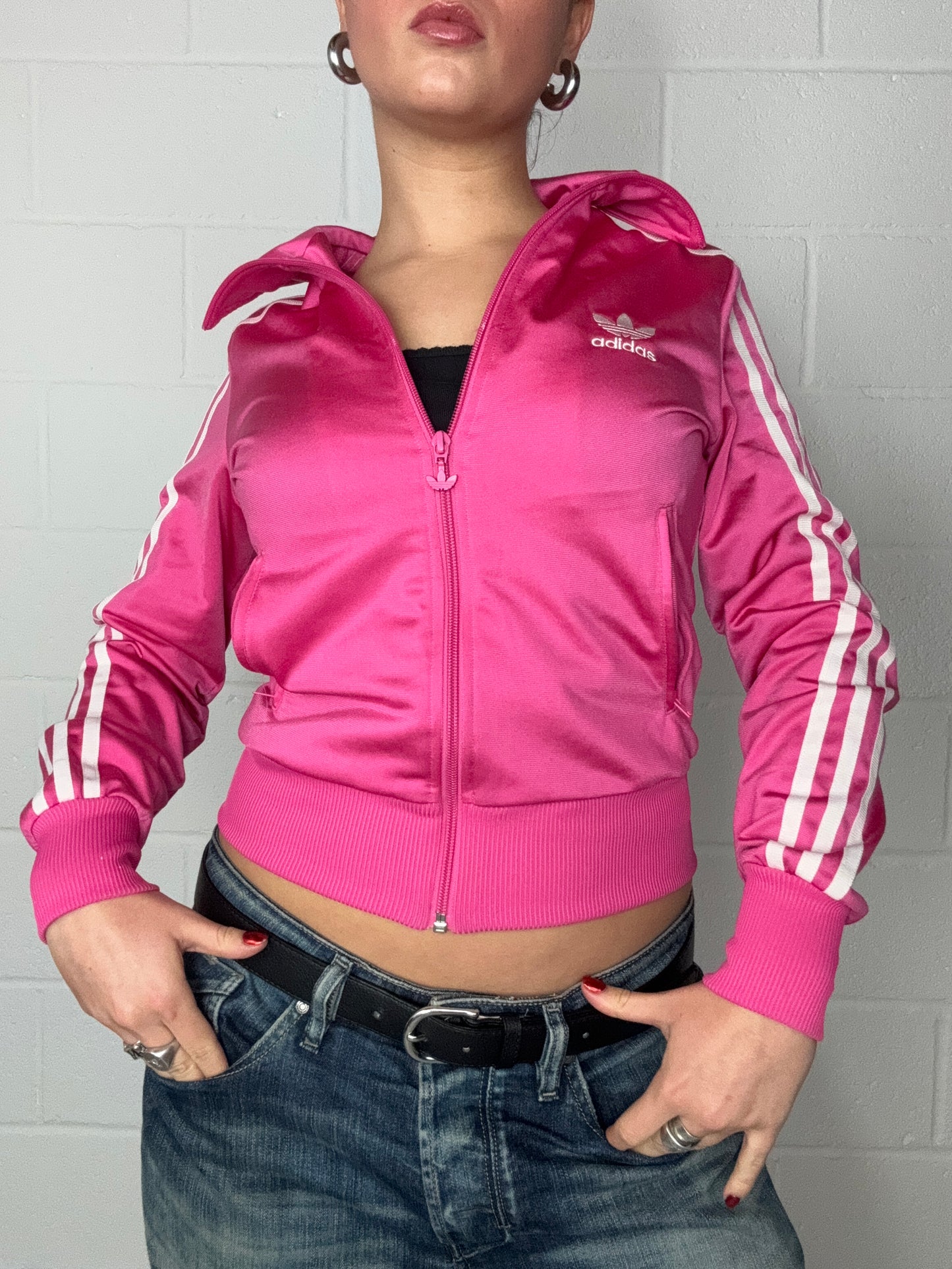 Pink Adidas Tracksuit Jacket