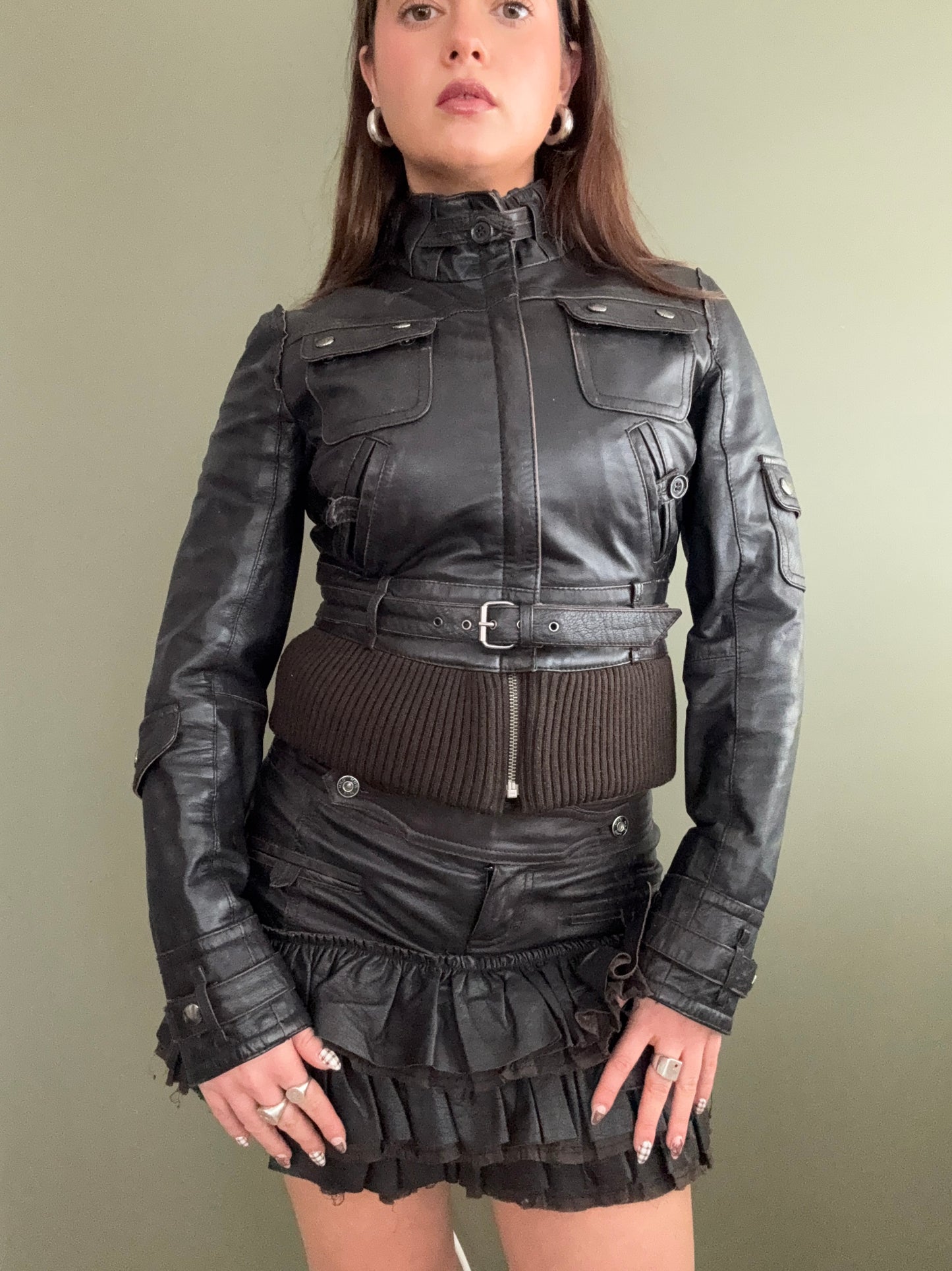 Leather Two Piece Set (S)