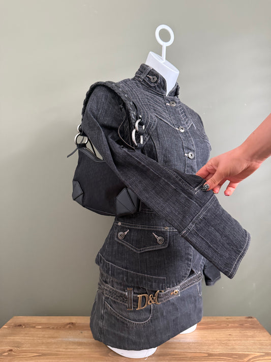 DKNY Monogram Shoulder Bag