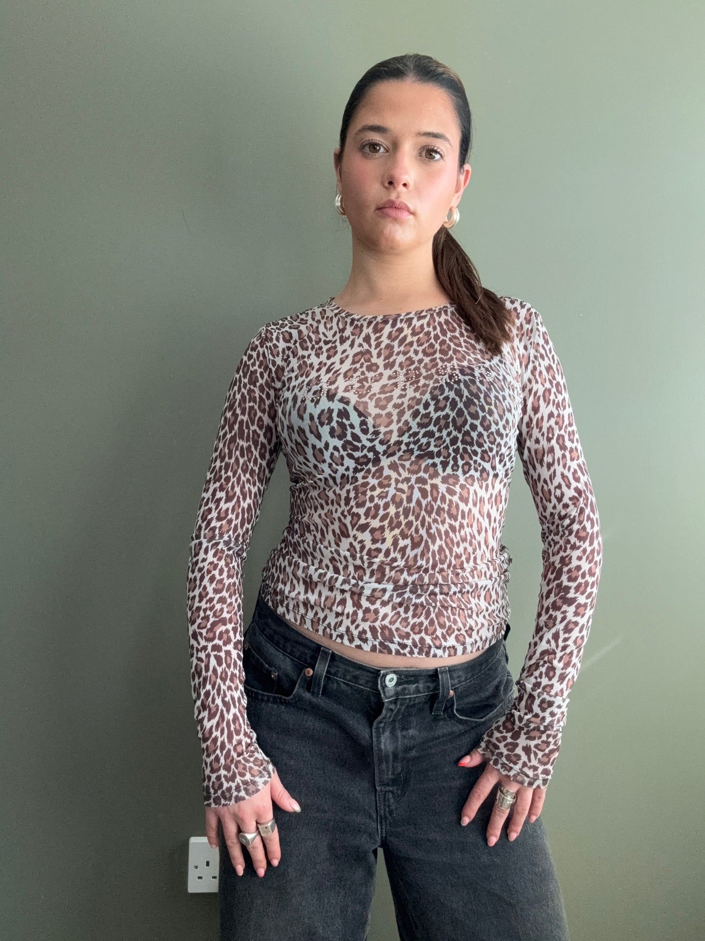 Guess Mesh Top (S)