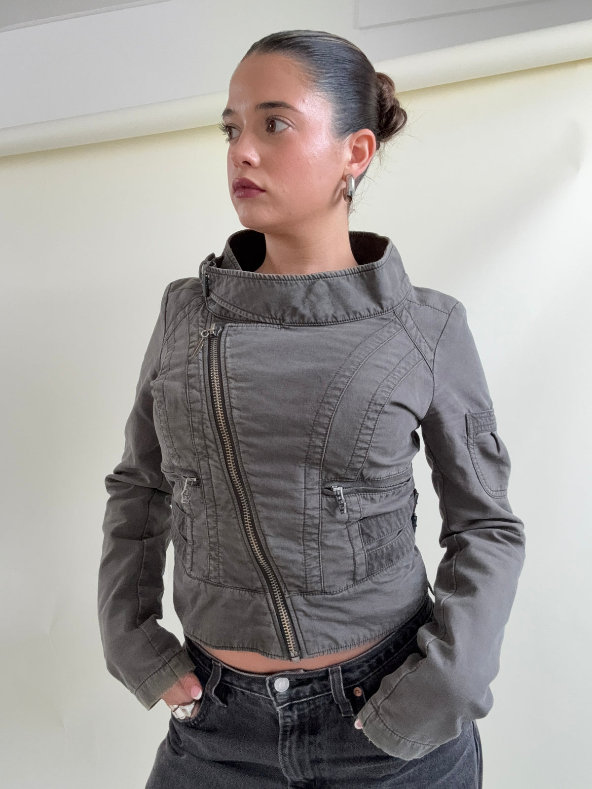 Diesel Cropped Utility Jacket (M)