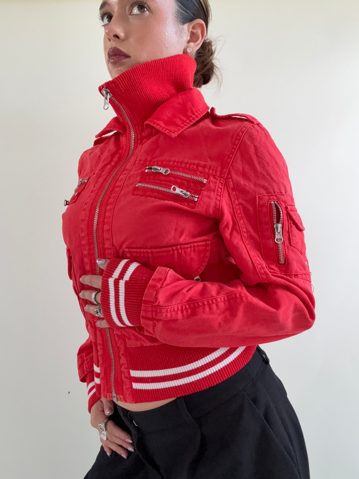 Red Cargo Jacket (S)