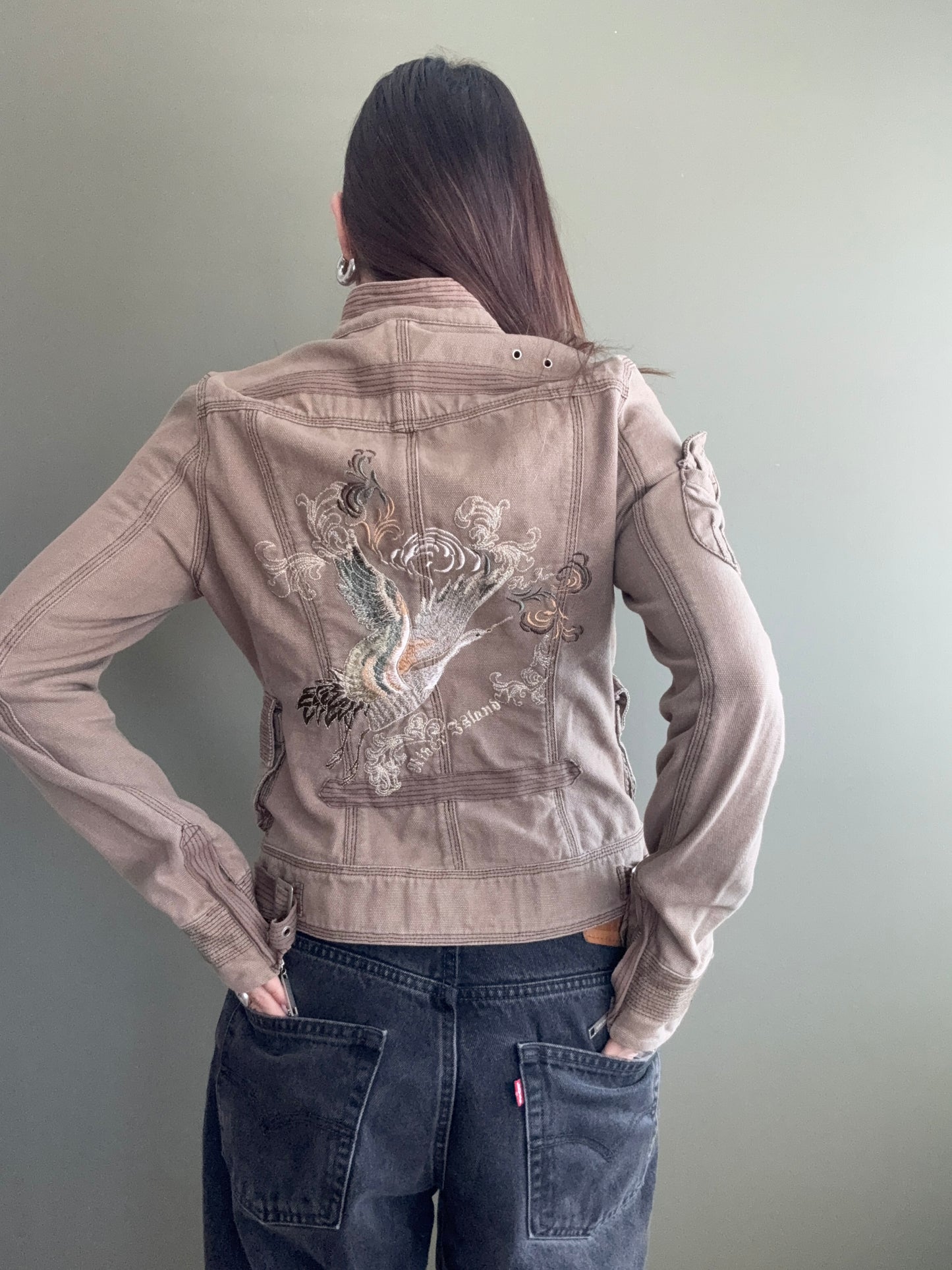 Y2K Cargo Jacket (UK12)