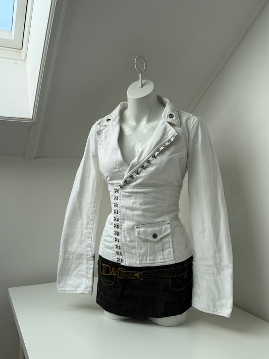Vintage Diesel Hook & Eye Corset Jacket (M)