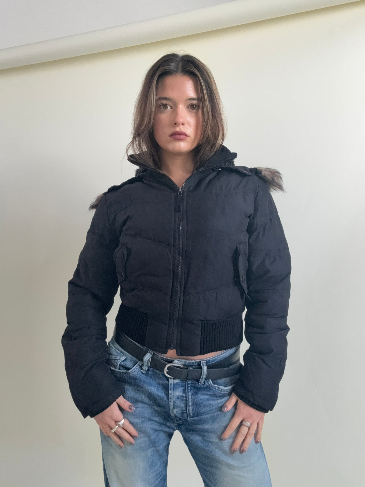 Y2K Puffer Jacket (UK10)