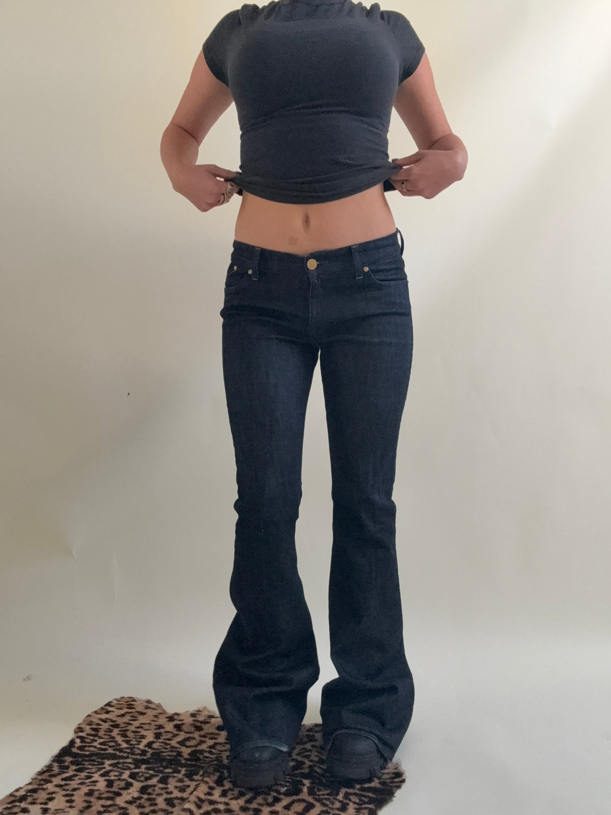 Vintage Victoria Beckham Y2K Flared Jeans (30)
