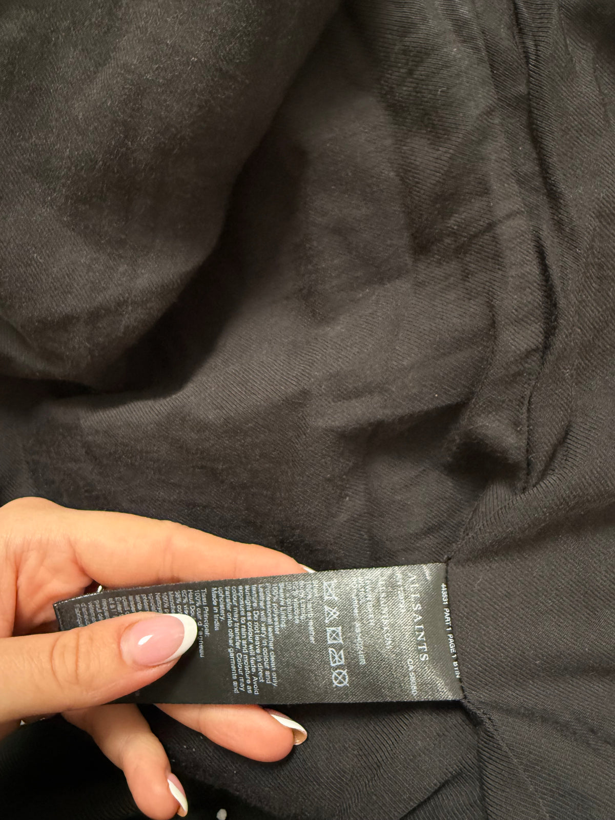 Allsaints Leather Buckle Jacket (UK10)