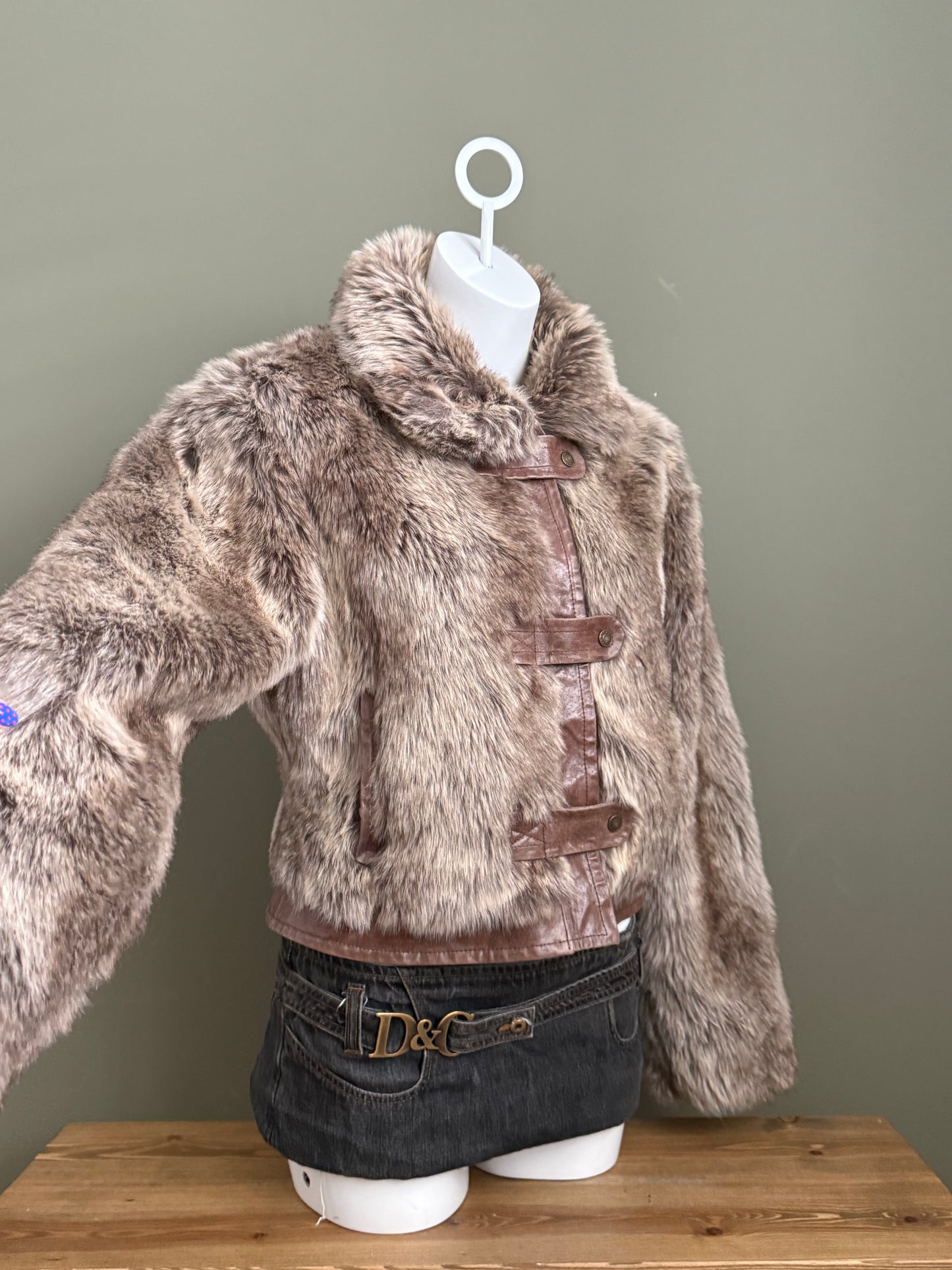 Faux Fur Jacket (UK16)
