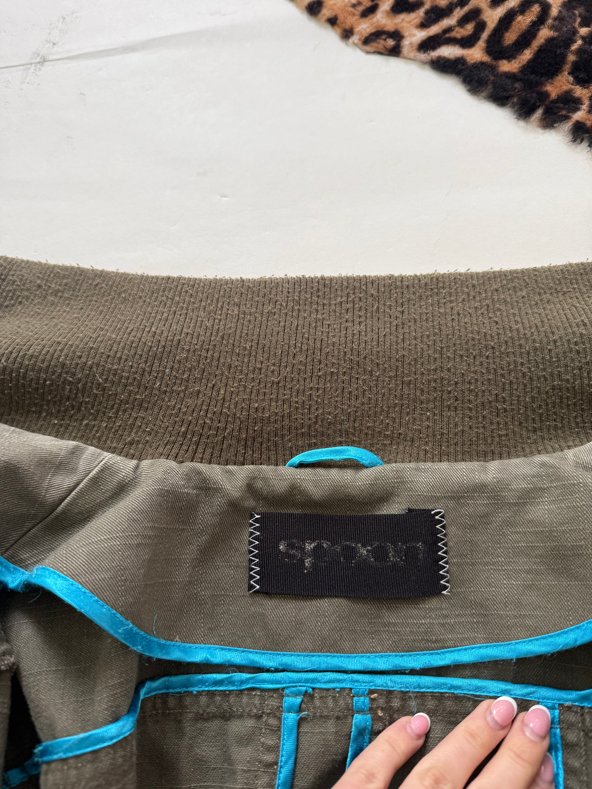 Khaki Cargo Jacket (UK12)