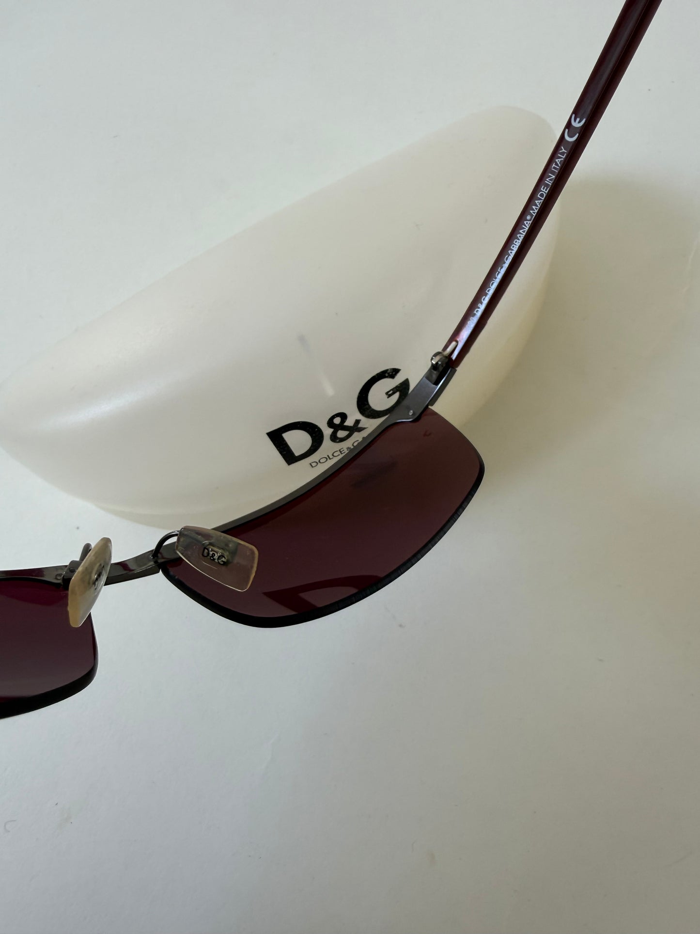 Dolce & Gabbana Red Sunglasses