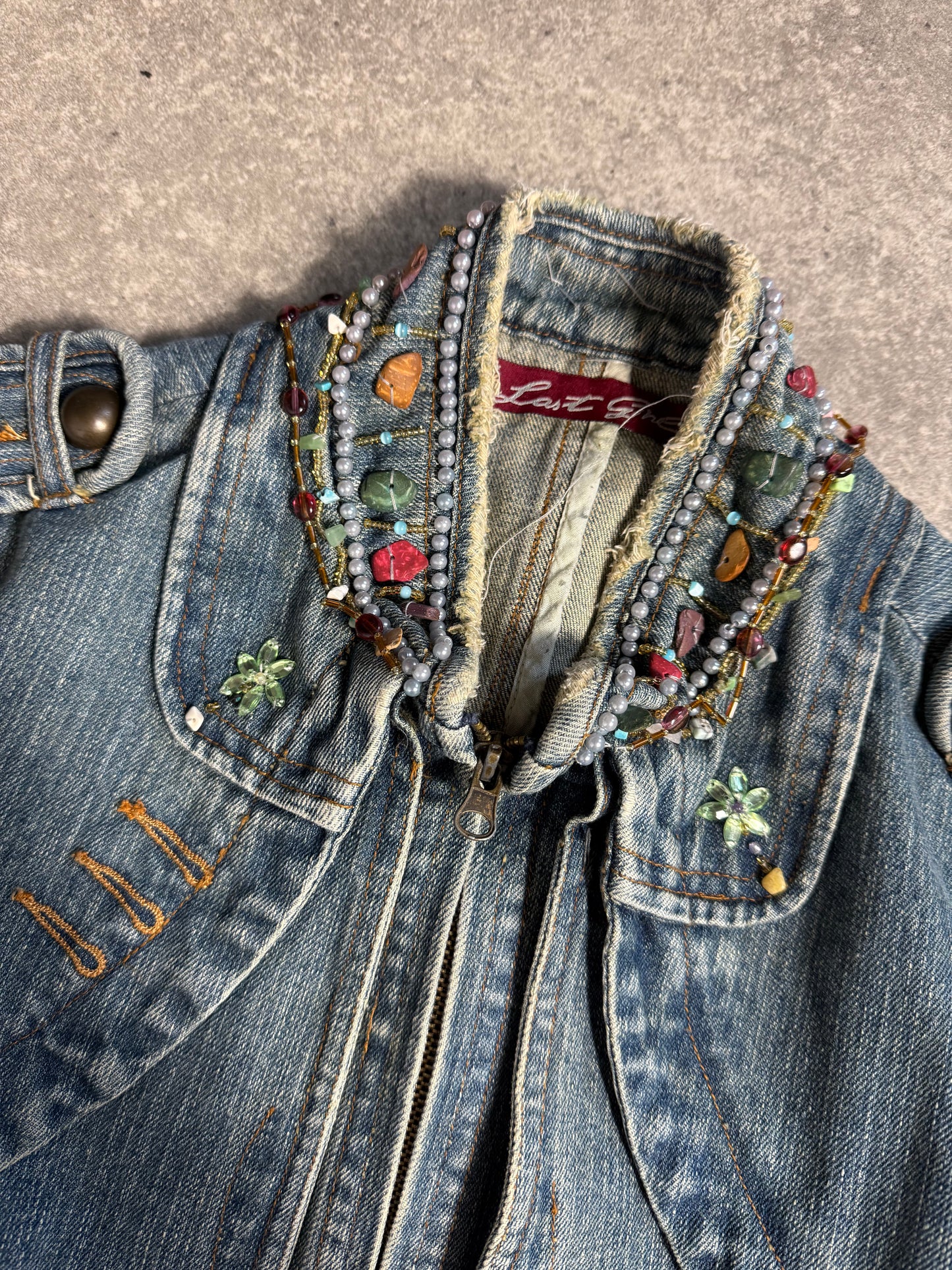 Y2K Denim Jacket (S)