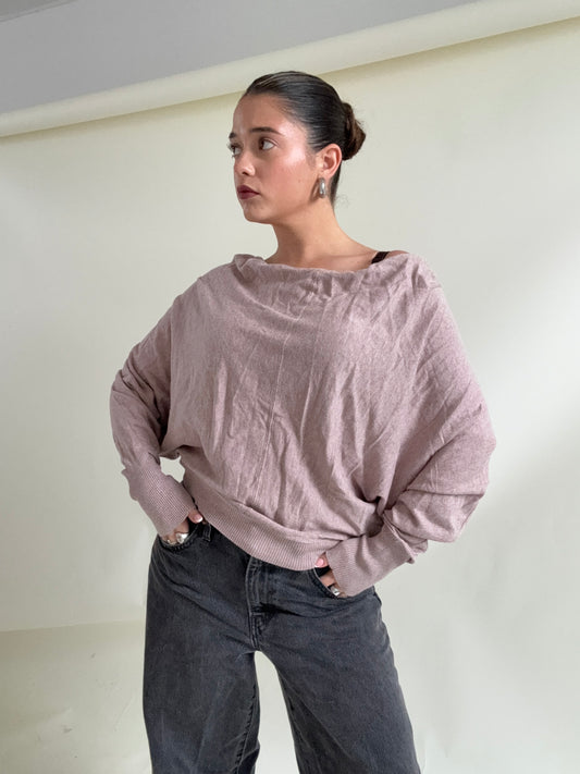 Allsaints Batwing Popper Jumper (UK8)