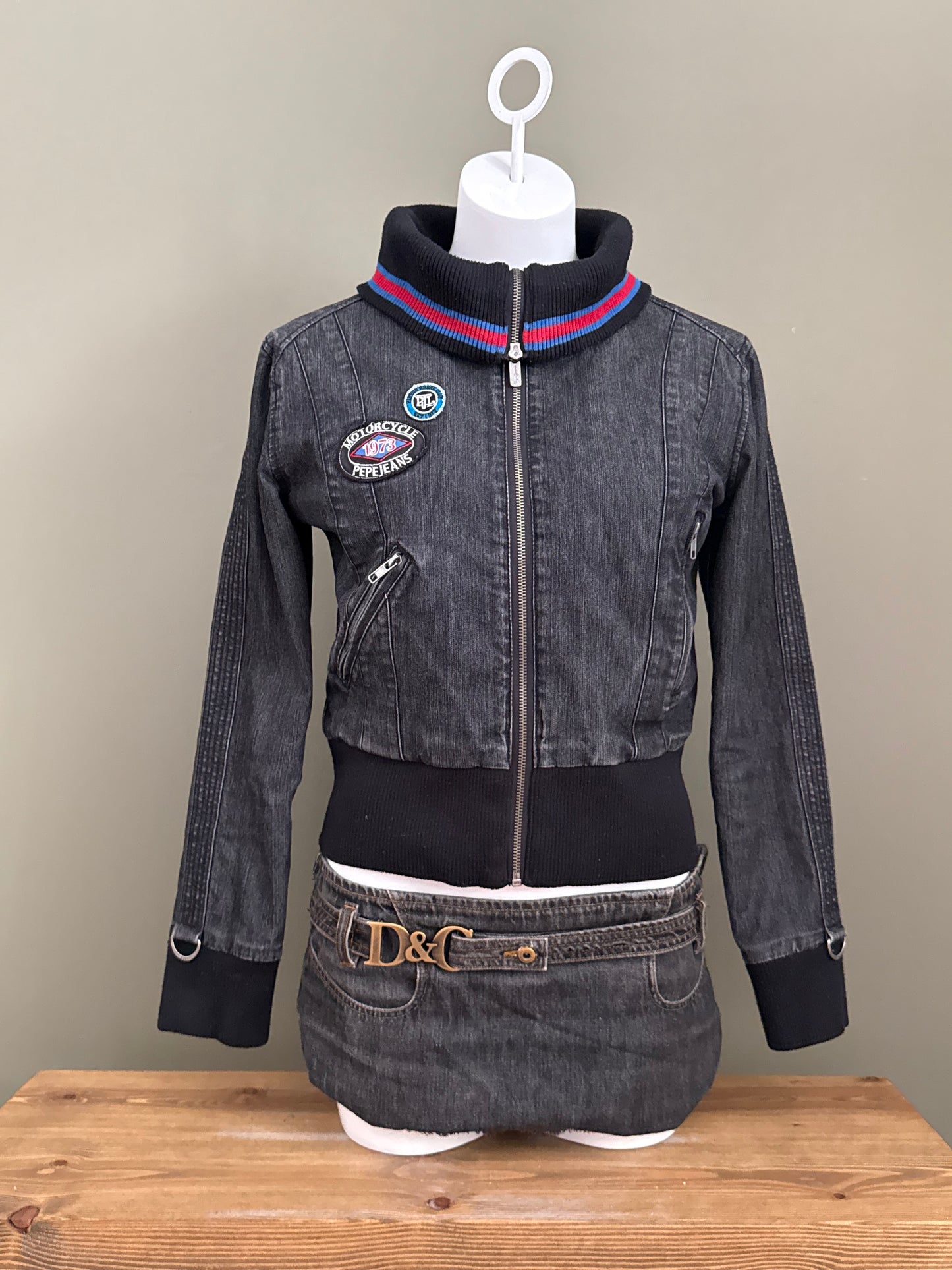 Pepe Jeans Denim Bomber Jacket (M)