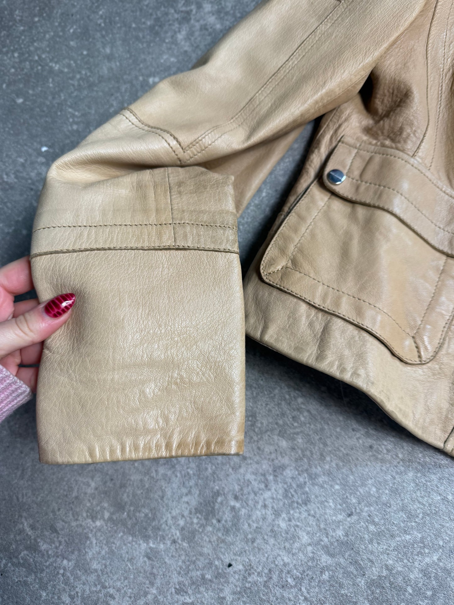 Karen Millen Leather Jacket (UK8)