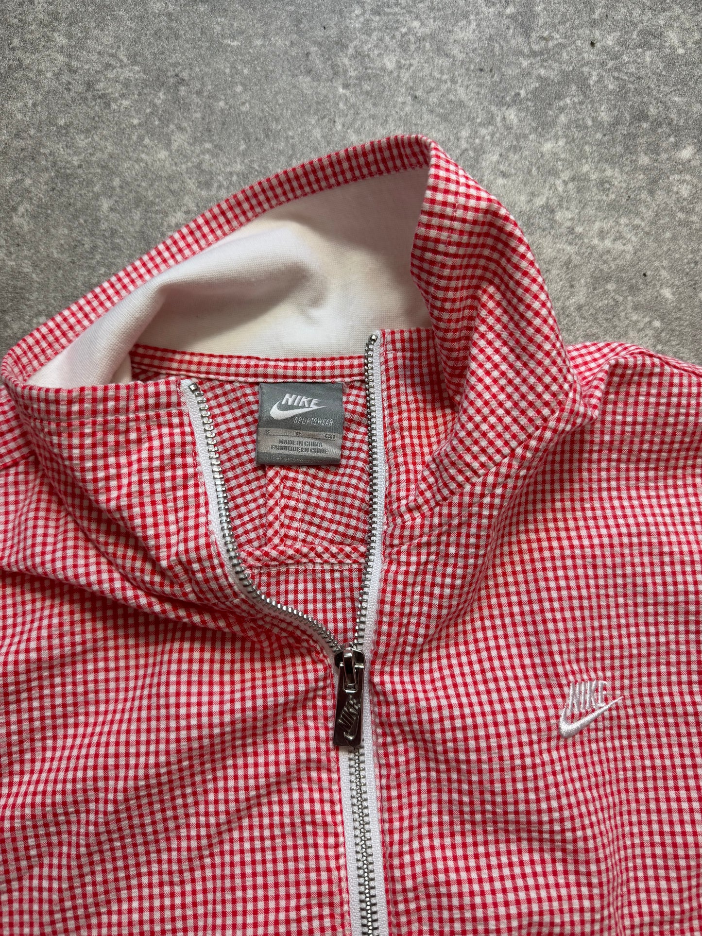 Nike Gingham Jacket (S)