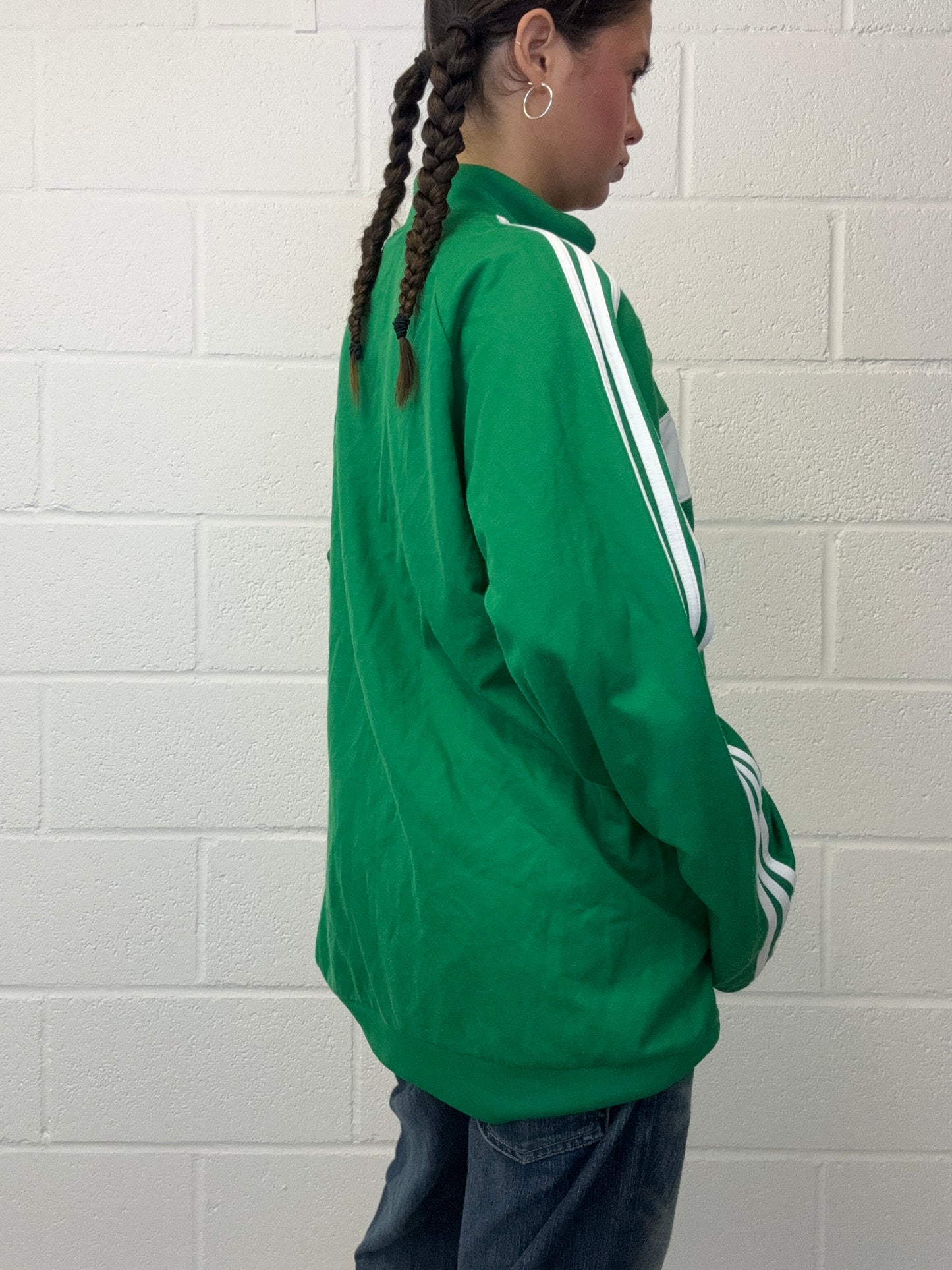 Adidas Green Tracksuit Top