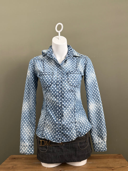 Guess Polka Dot Shirt (XS)
