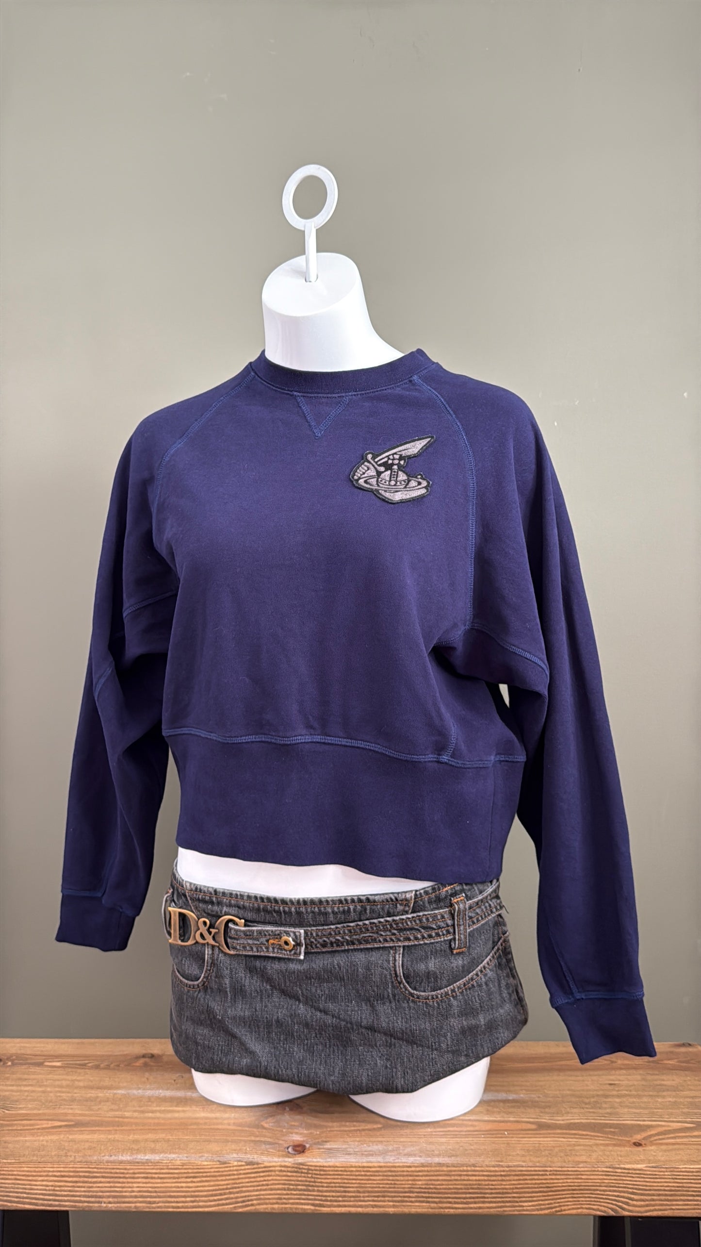 Navy Vivienne Westwood Sweatshirt (S)
