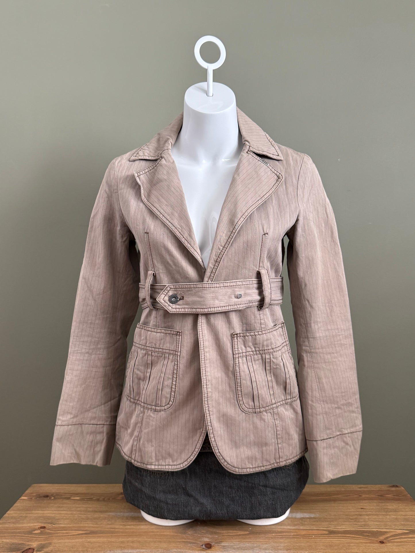 Diesel Pinstripe Blazer Jacket (M)