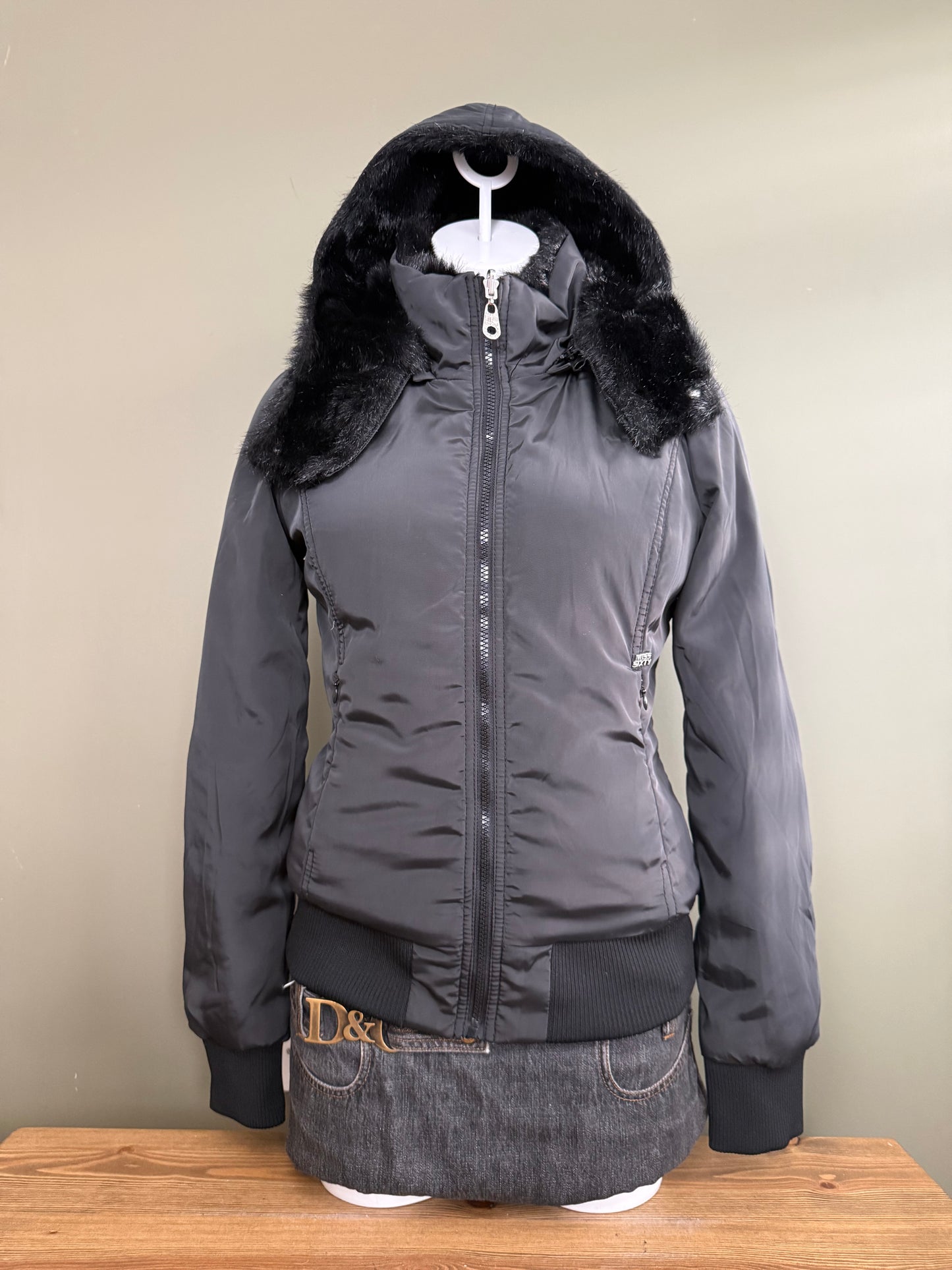 Miss Sixty Reversible Faux Fur Jacket (S)