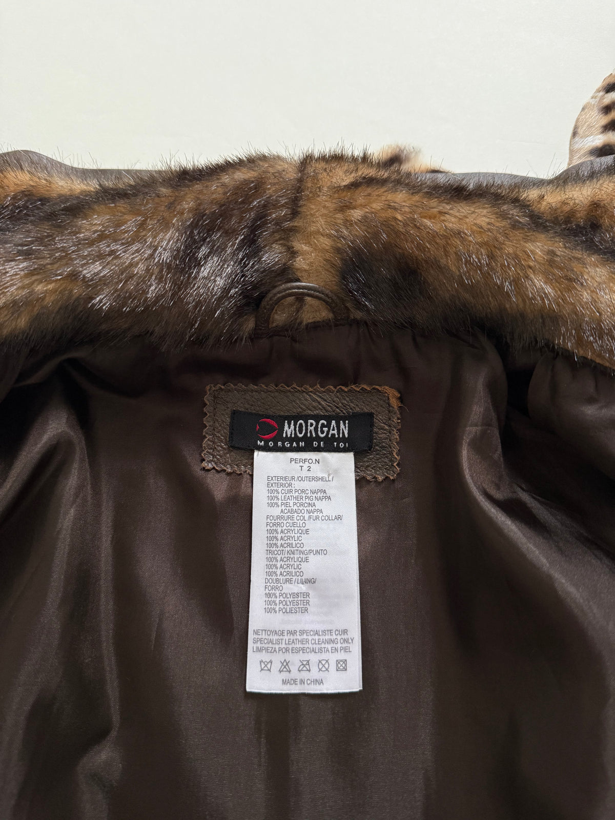 Morgan De Toi Asymmetric Leather Jacket (S)