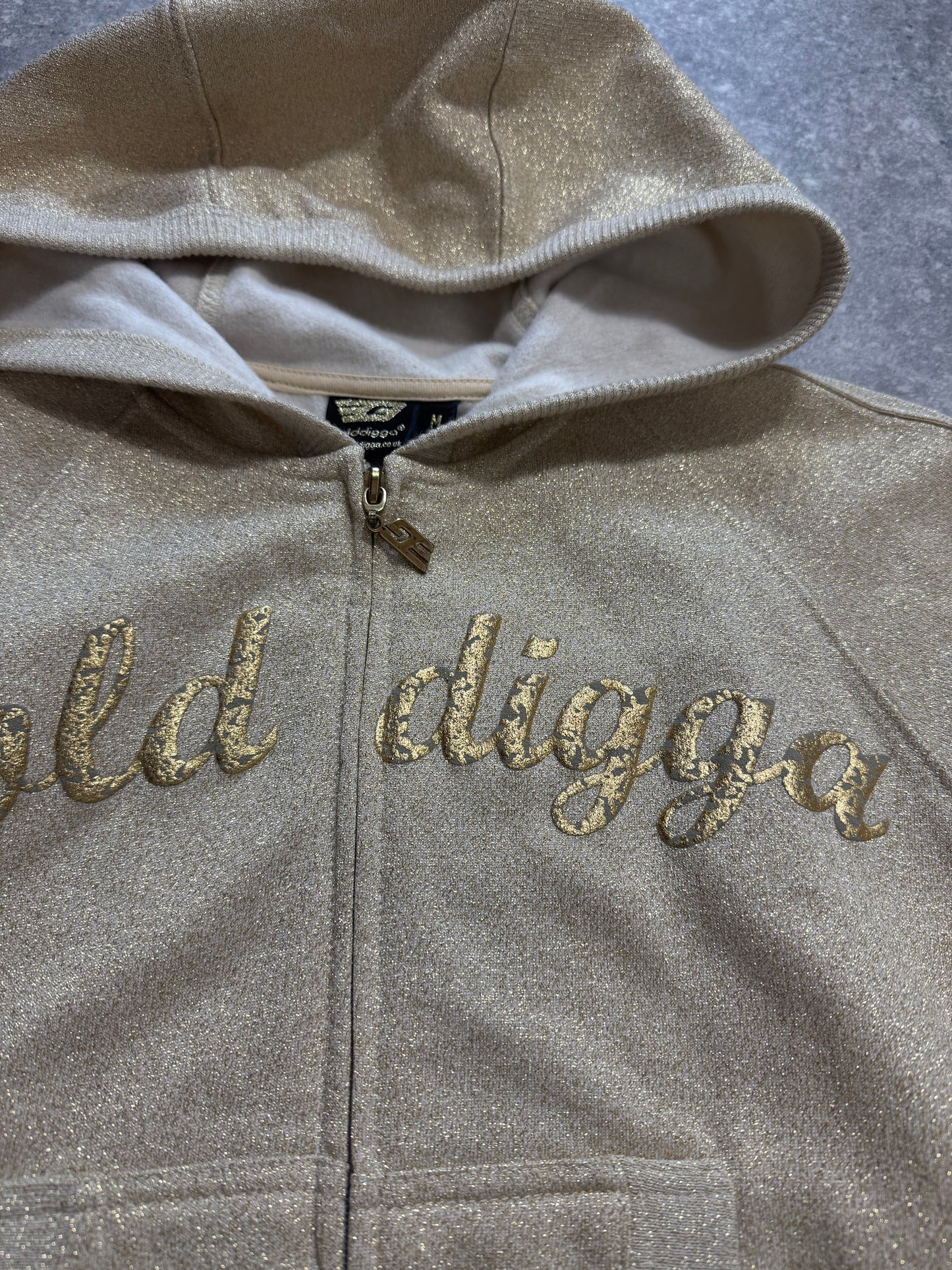 Golddigga Zip Hoodie (M)