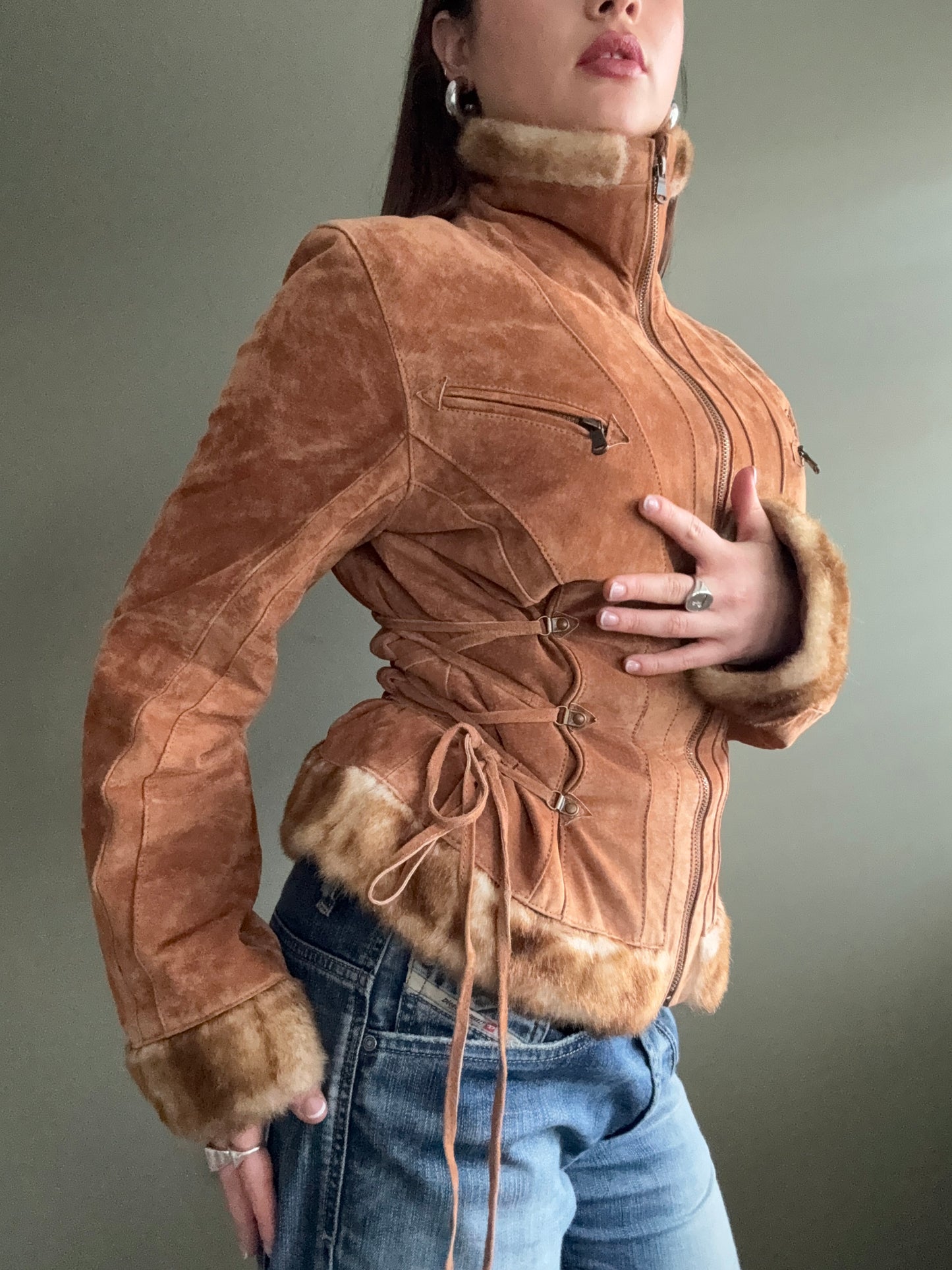 Suede Corset Jacket (S)