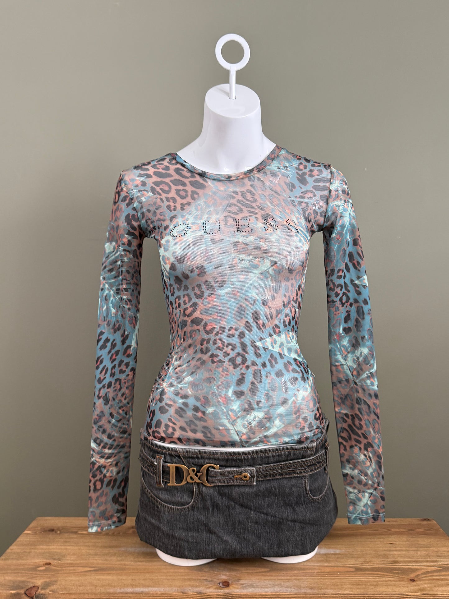Guess Mesh Top (XS)