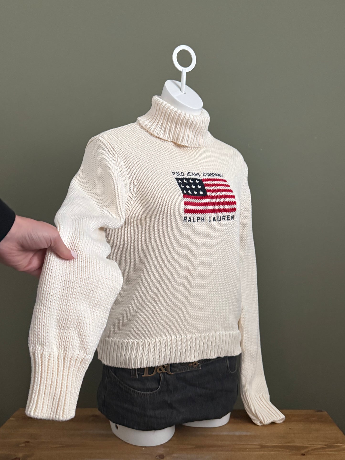 Ralph Lauren Knit Flag Jumper (L)