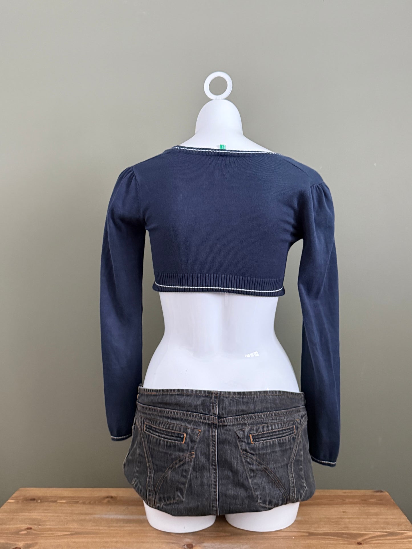 United Colors Of Benetton Cropped Cardigan (S)