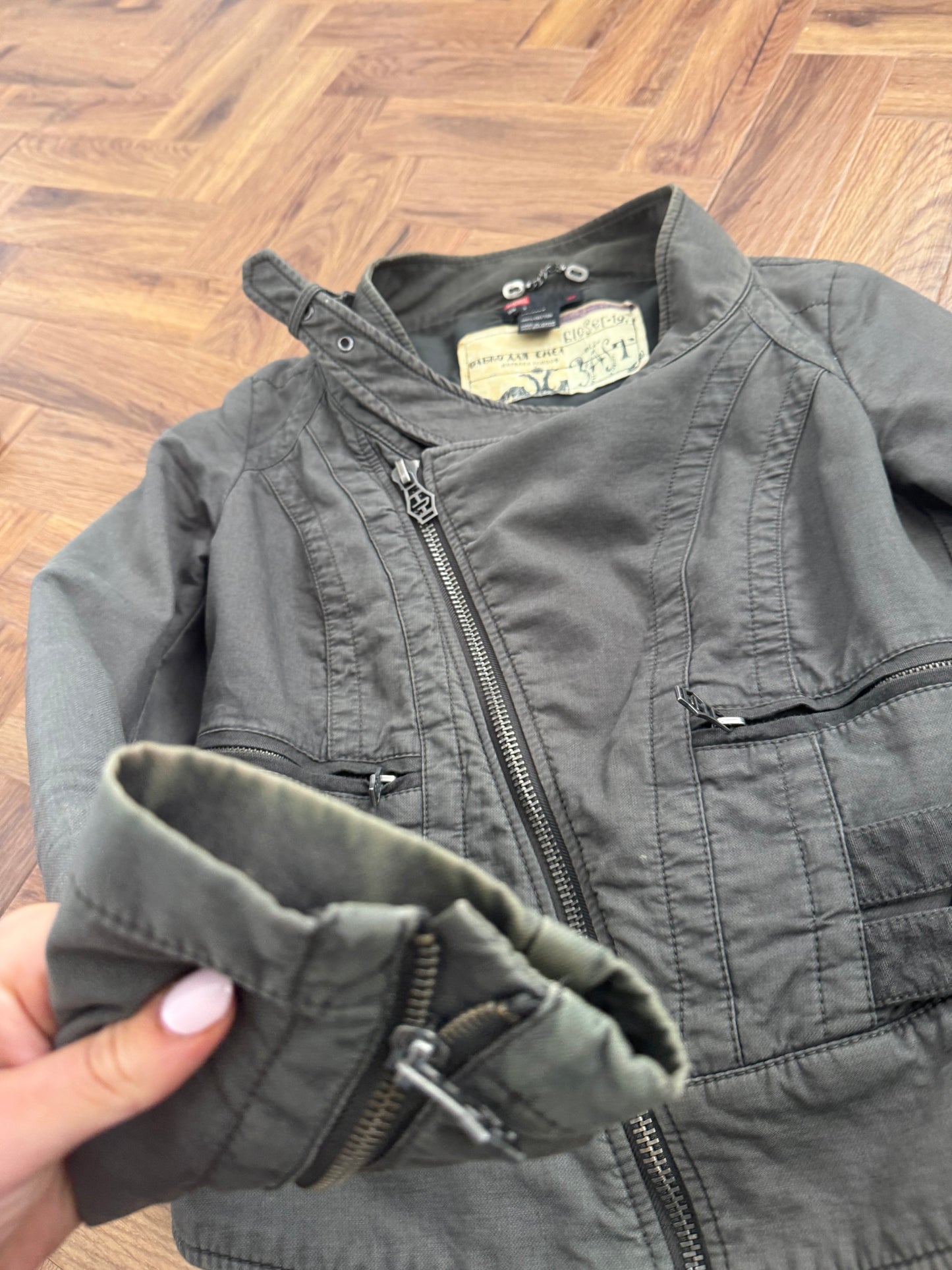 Diesel Cropped Utility Jacket (S)