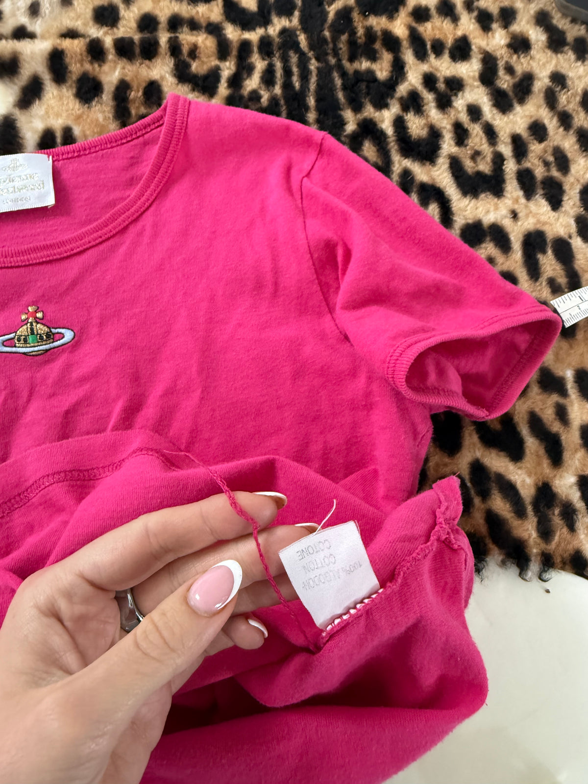 Vivienne Westwood Pink Baby Tee (S)