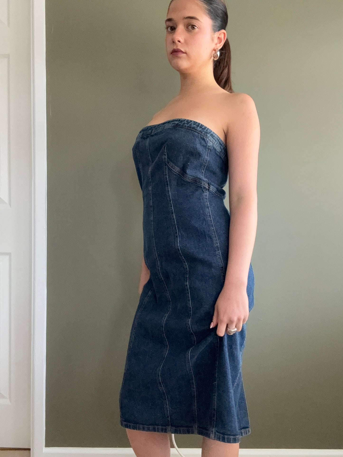 Karen Millen Denim Dress (UK14)