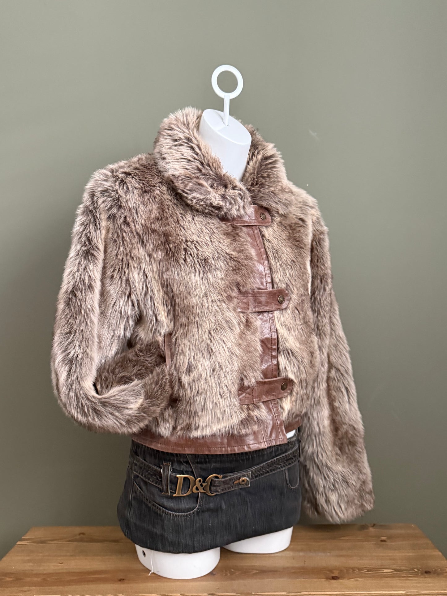 Faux Fur Jacket (UK16)