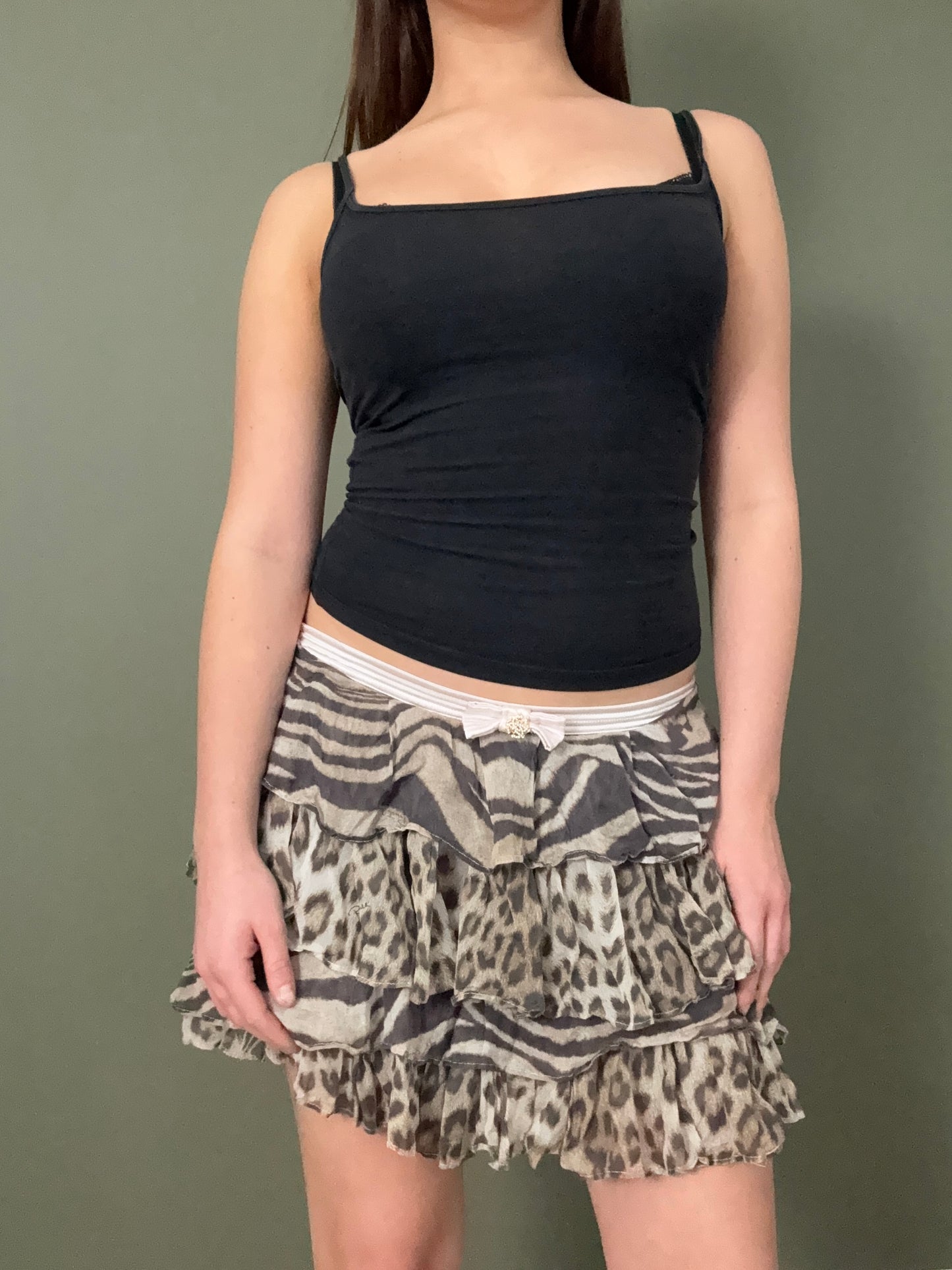 Roberto Cavalli Silk Skirt (M)