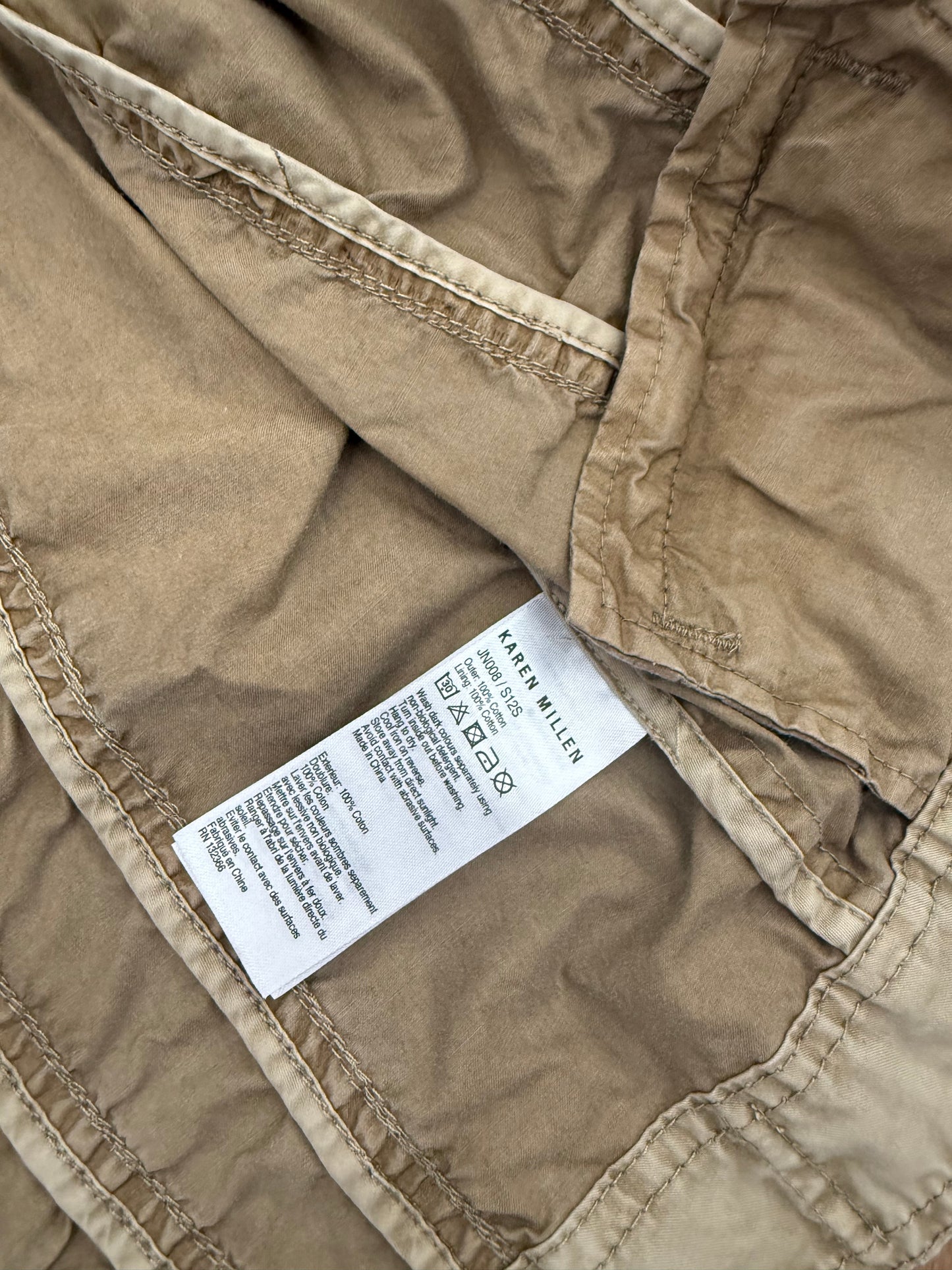 Karen Millen Asymmetric Biker Lightweight Jacket (UK10)