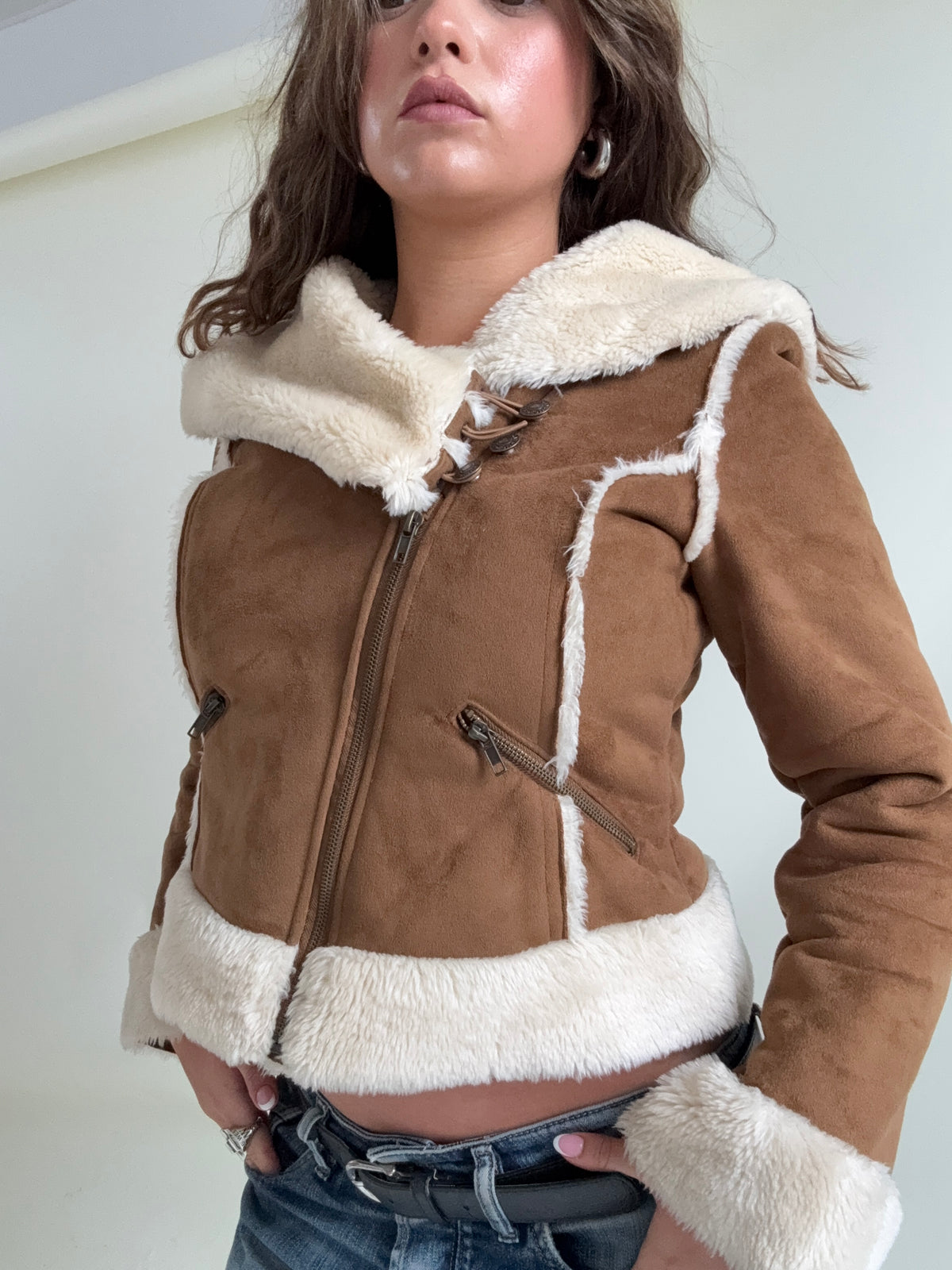 Morgan De Toi Faux Fur Jacket (S)