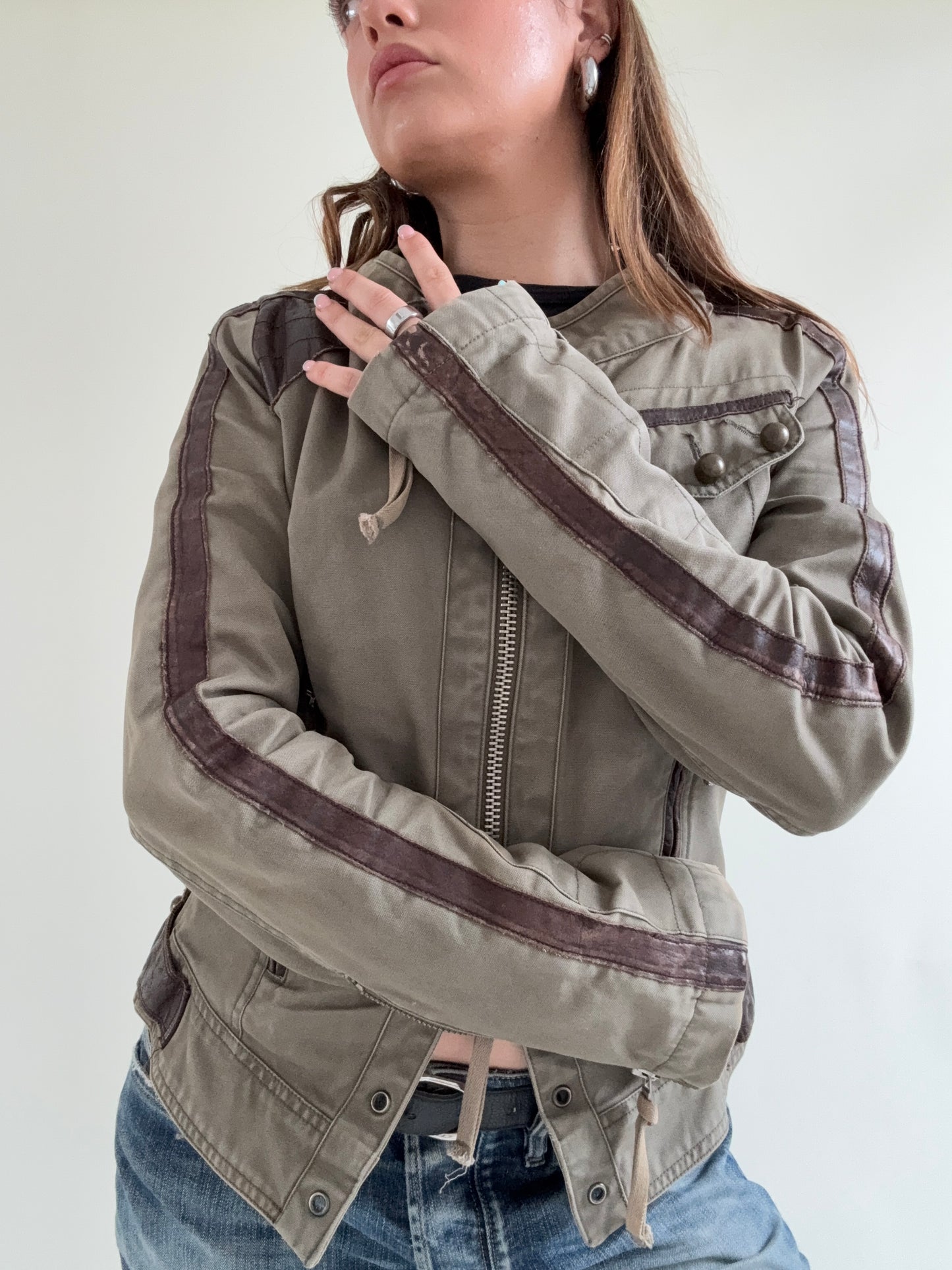 Diesel Fitted Military Style Jacket (L)