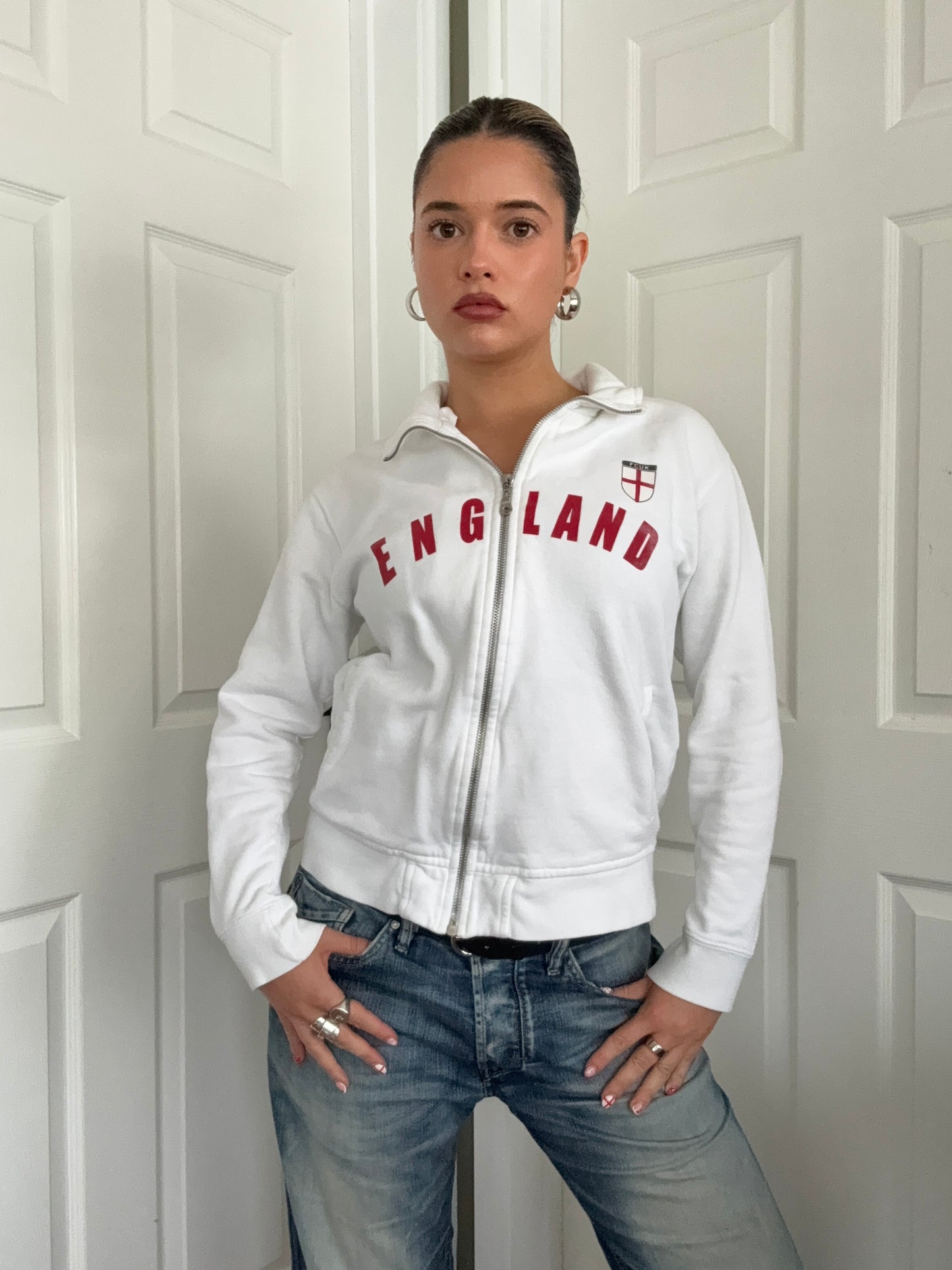 French Connection England Zip Jumper (M)