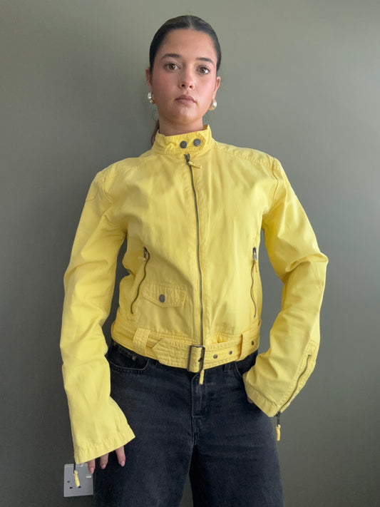 Yellow Biker Jacket (L)