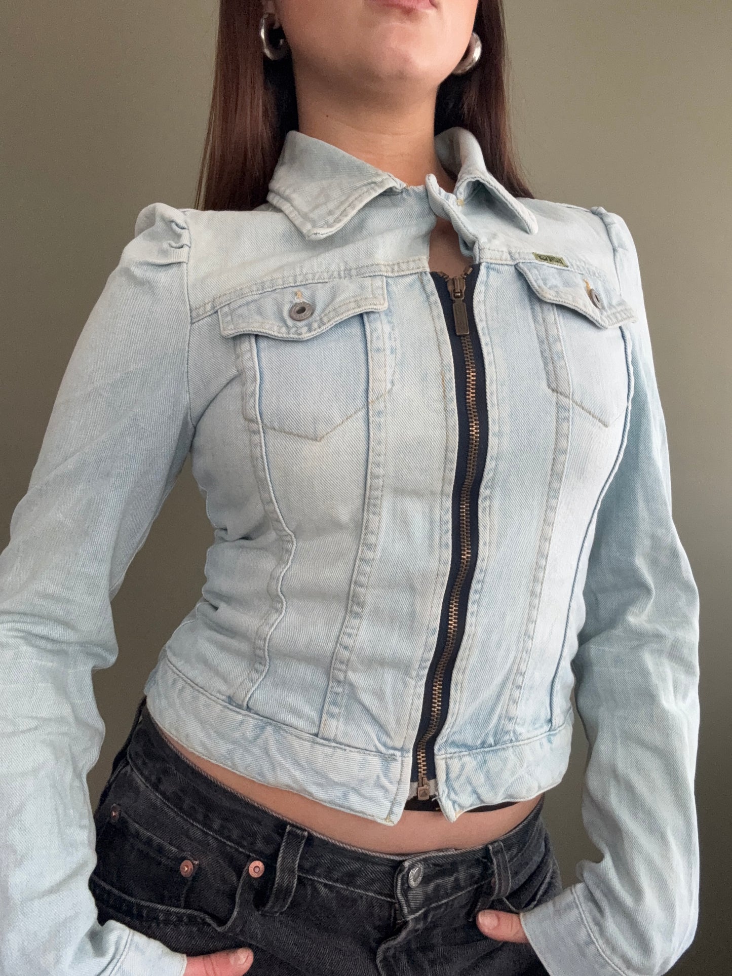 Fitted Diesel Denim Jacket (S)