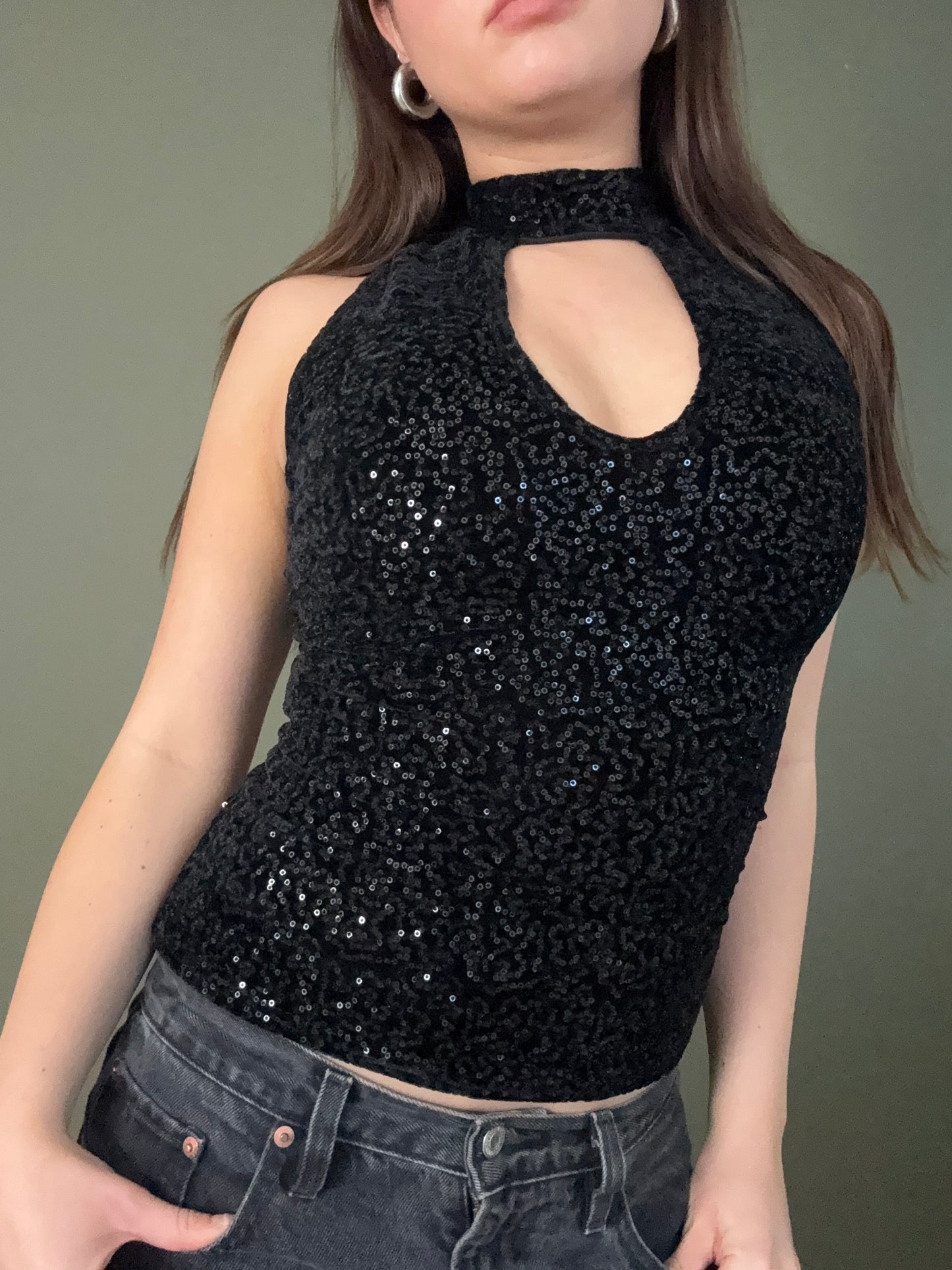 Jane Norman Sequin Top (UK6)