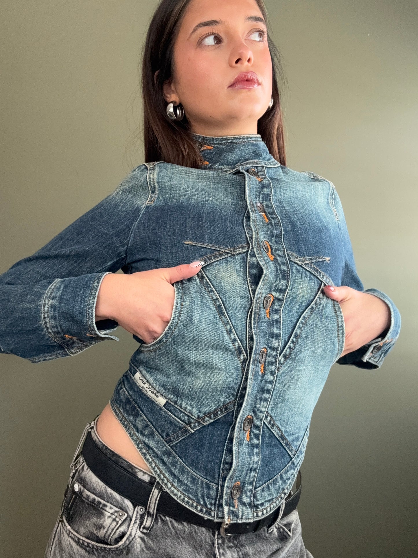 Denim Corset Jacket (XS)