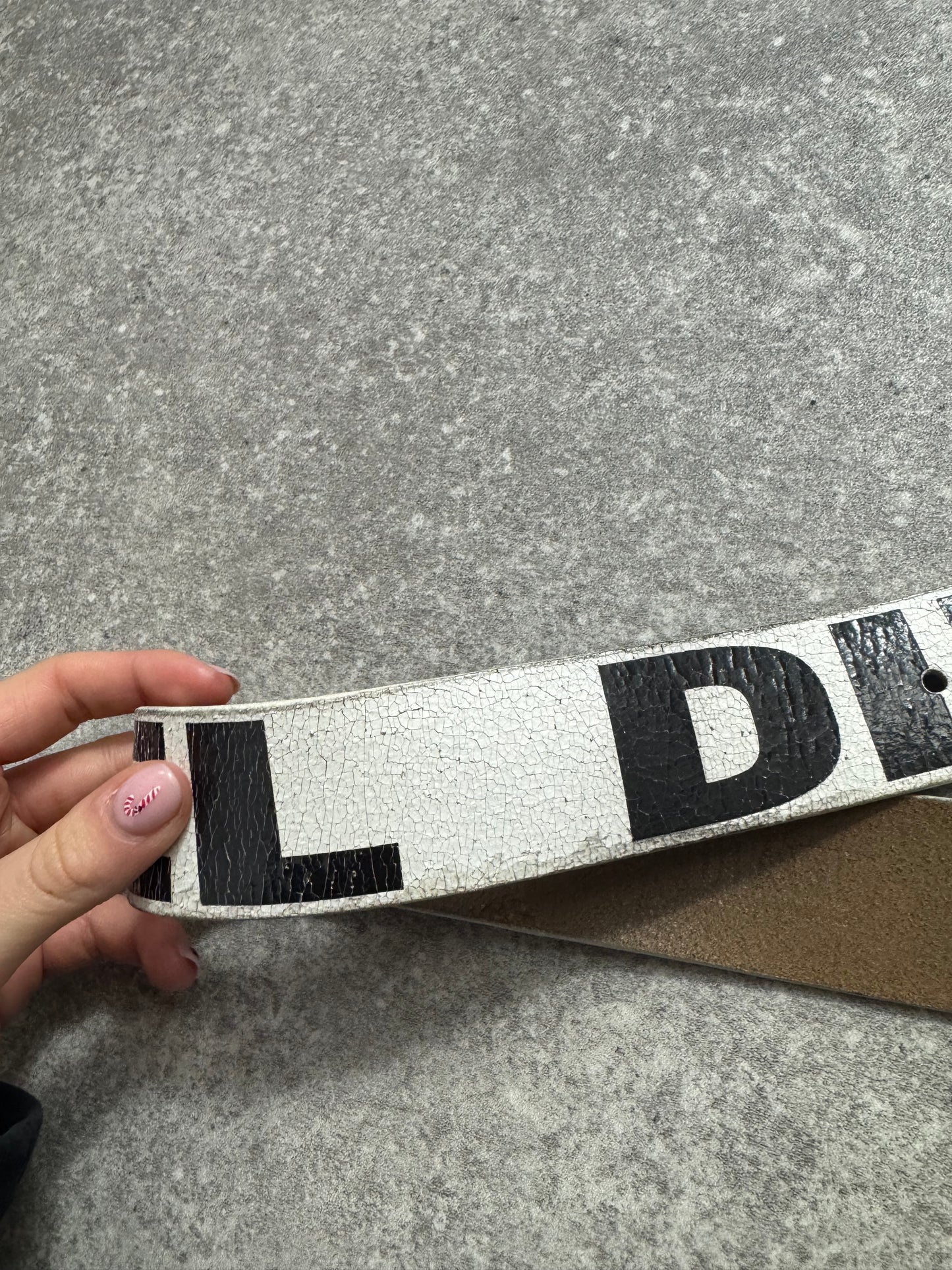 Vintage Diesel Leather Belt