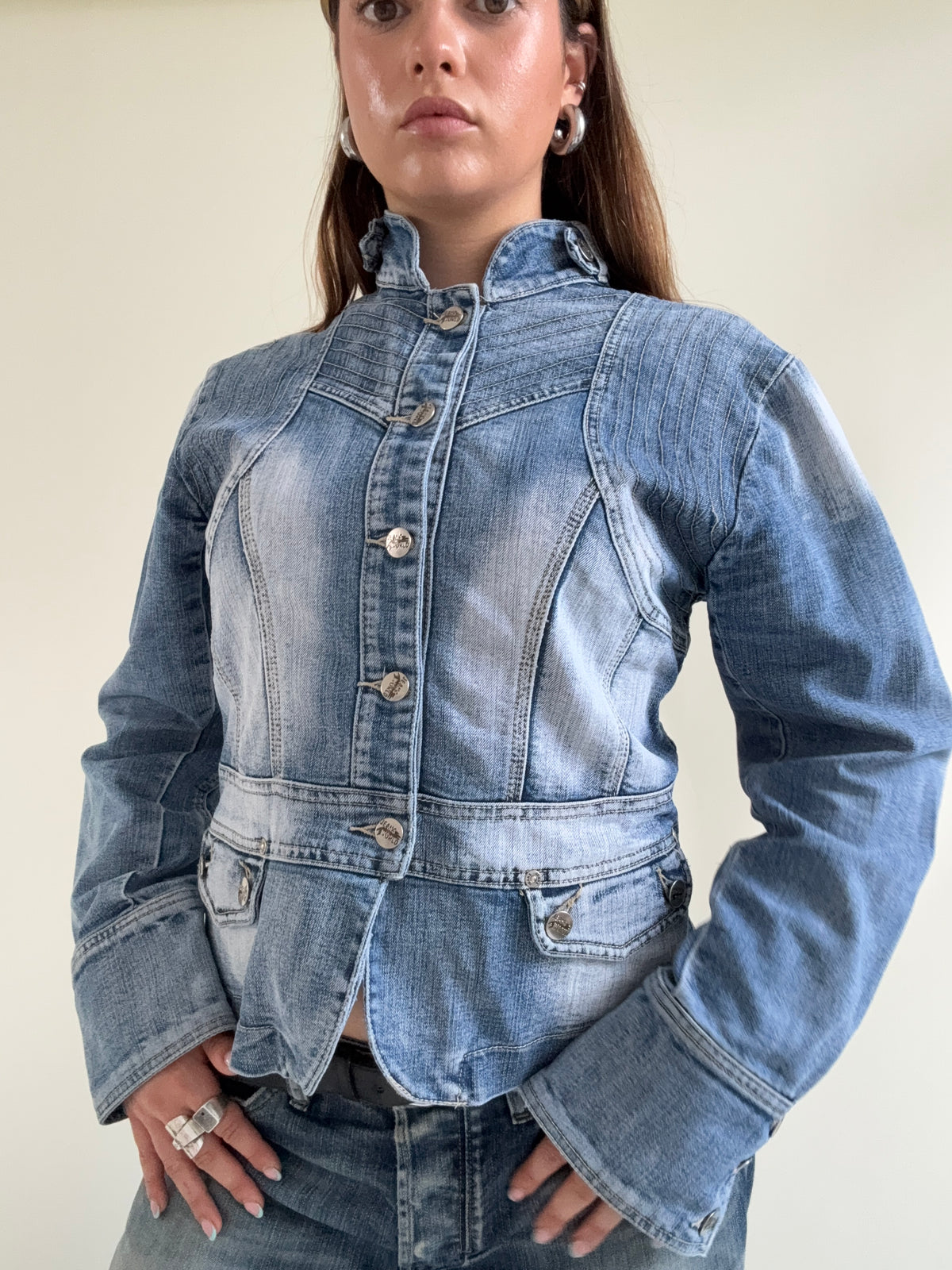 Denim Corset Jacket (L)