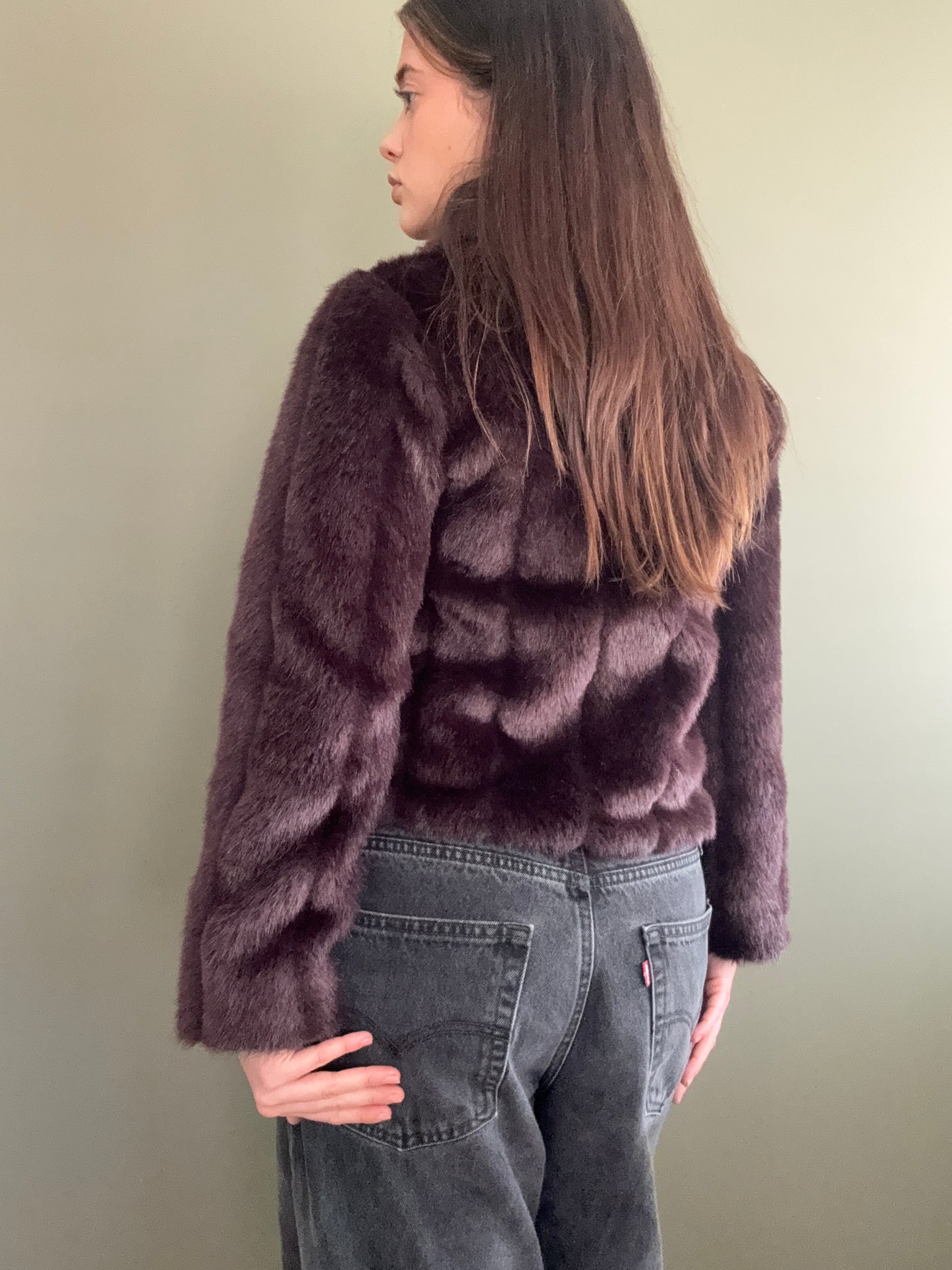 Faux Fur Jacket (UK8)