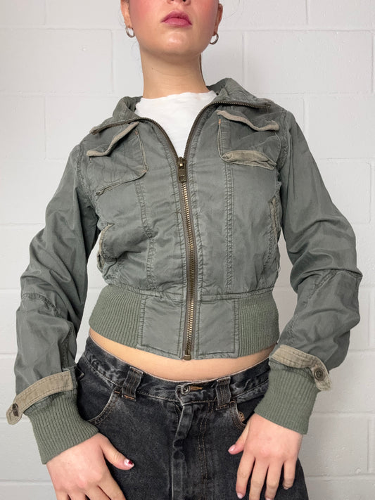 Y2K Cargo Jacket (UK8)