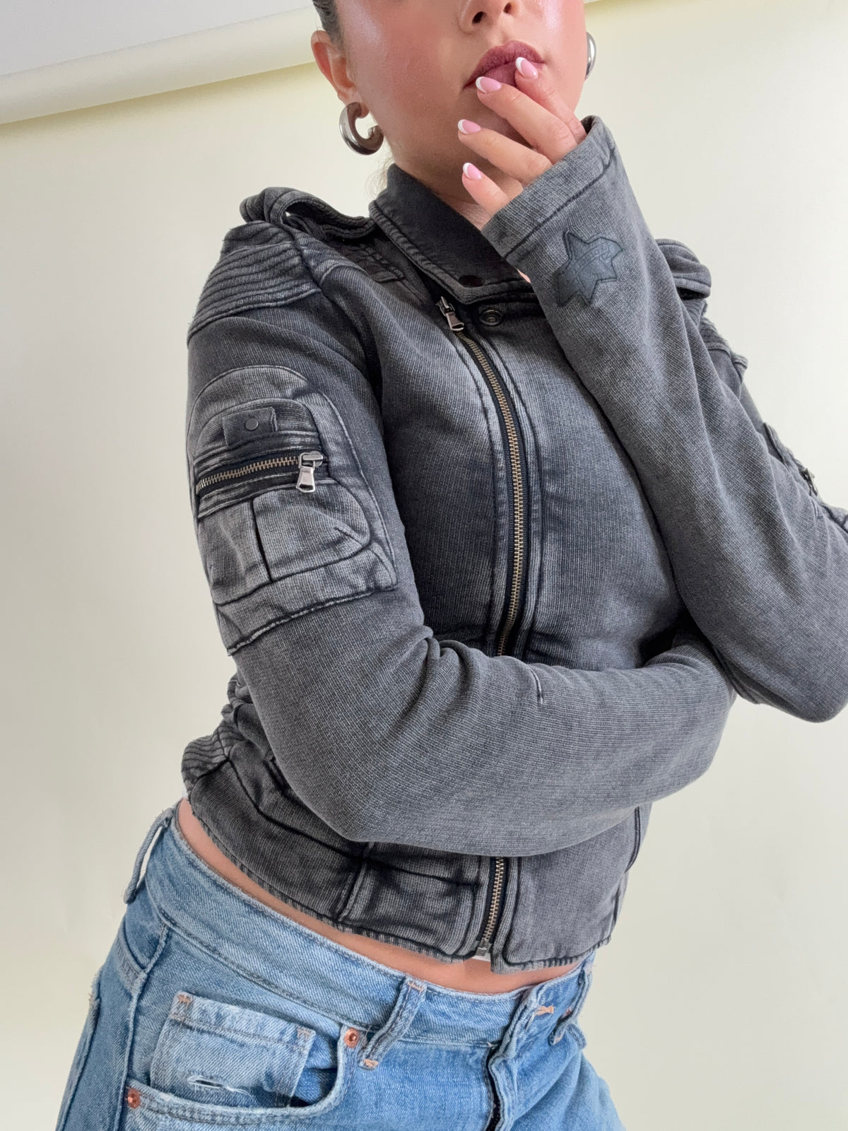 Diesel Cotton Biker Jacket (S)